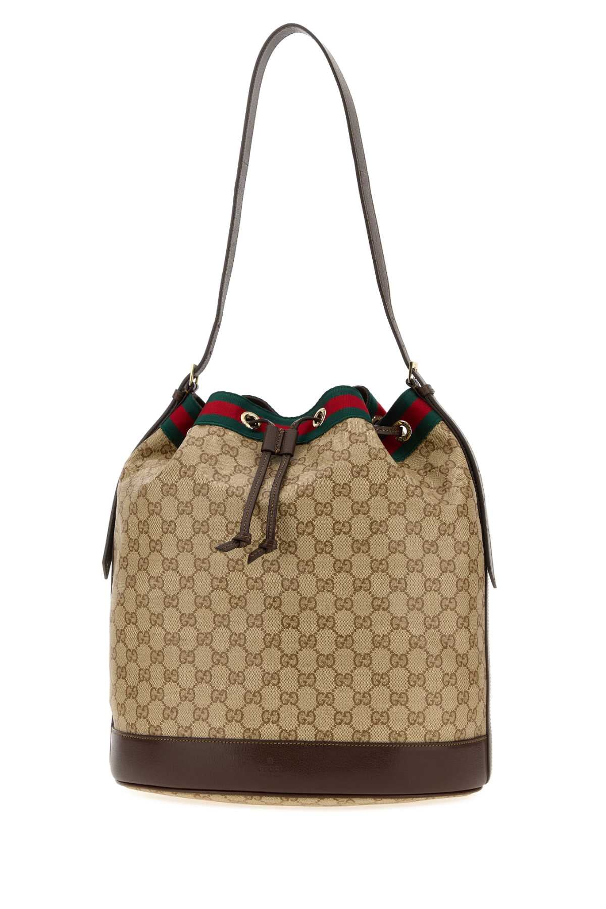 Gucci Women Gg Canvas Bucket Bag GUCCI