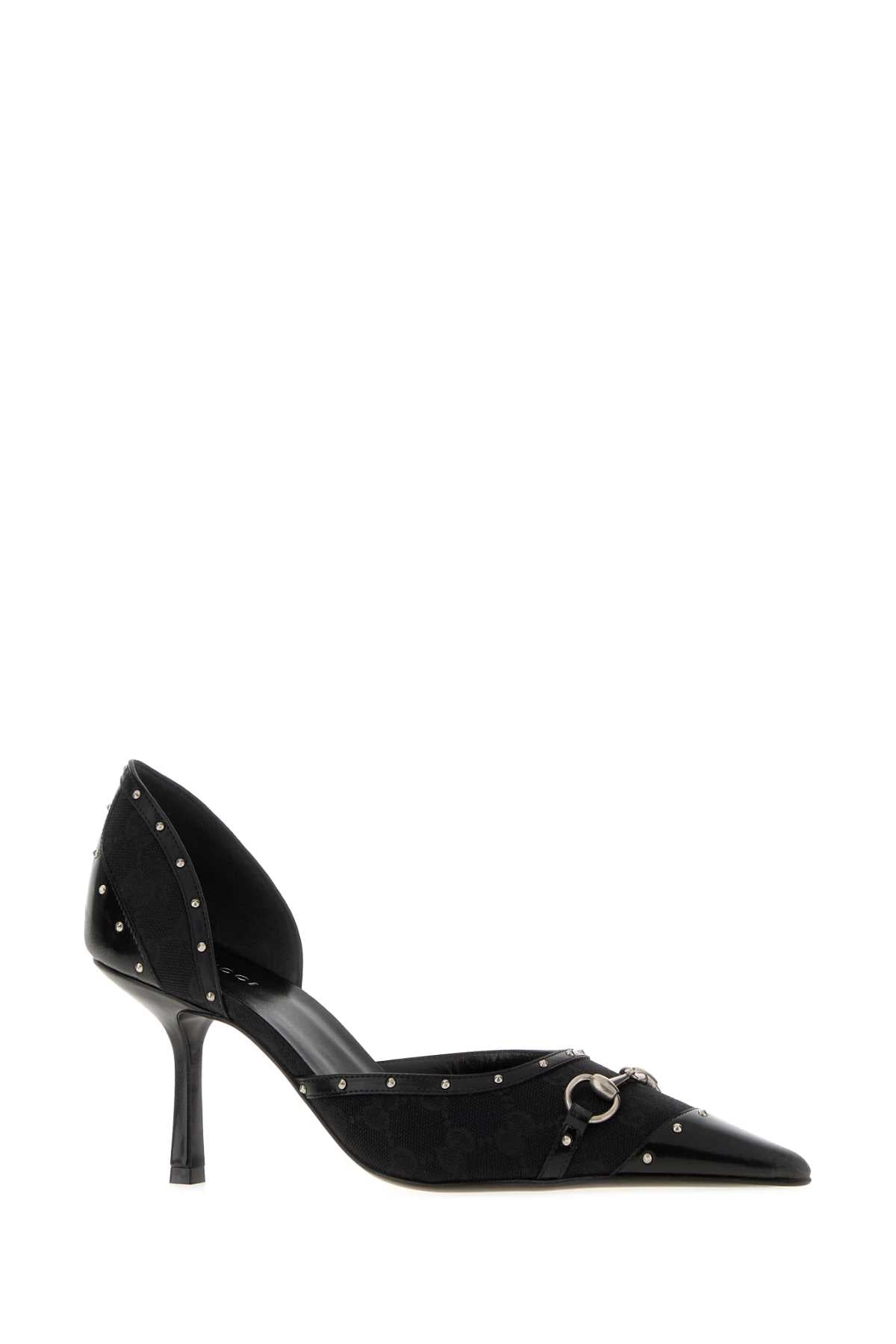 Gucci Women Gg Fabric Savoy Pumps