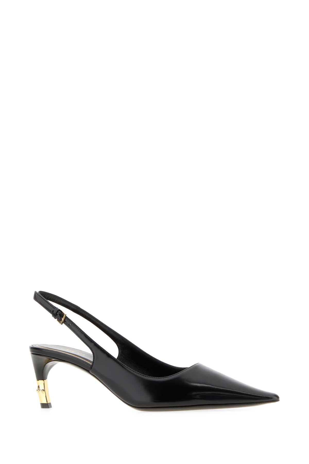 Gucci Women Black Leather Castello Pumps GUCCI