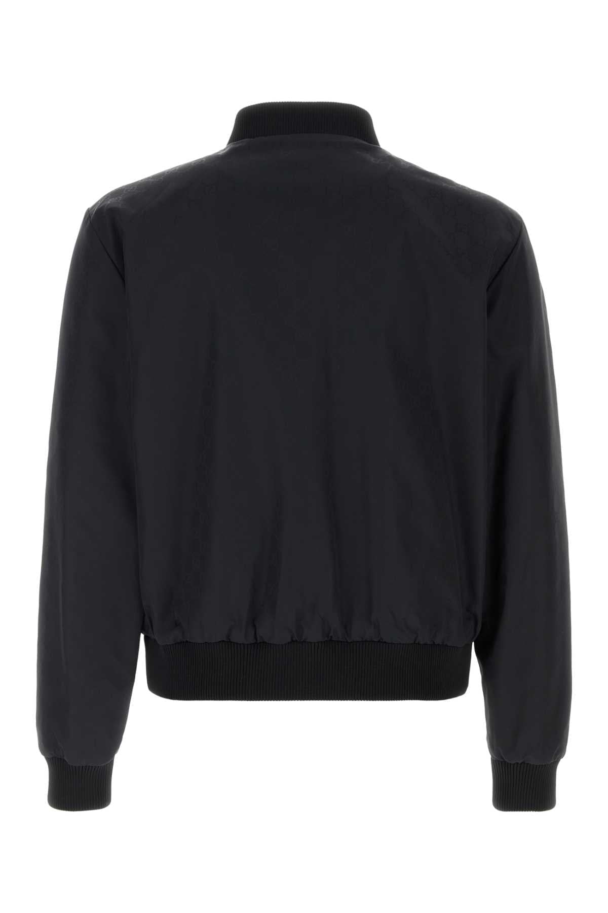 Gucci Men Black Gg Faille Reversible Jacket GUCCI