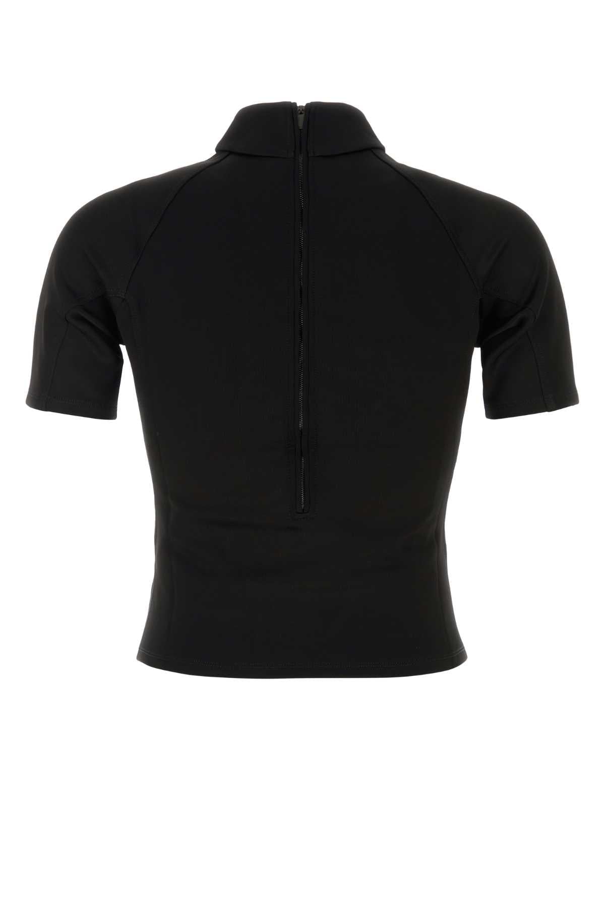 Gucci Men Black Tech Fabric T-Shirt GUCCI