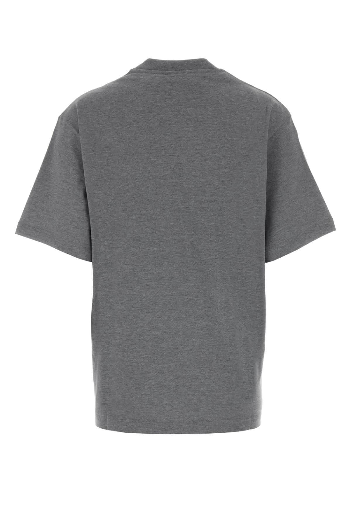 Gucci Women Dark Grey Cotton Blend T-Shirt GUCCI