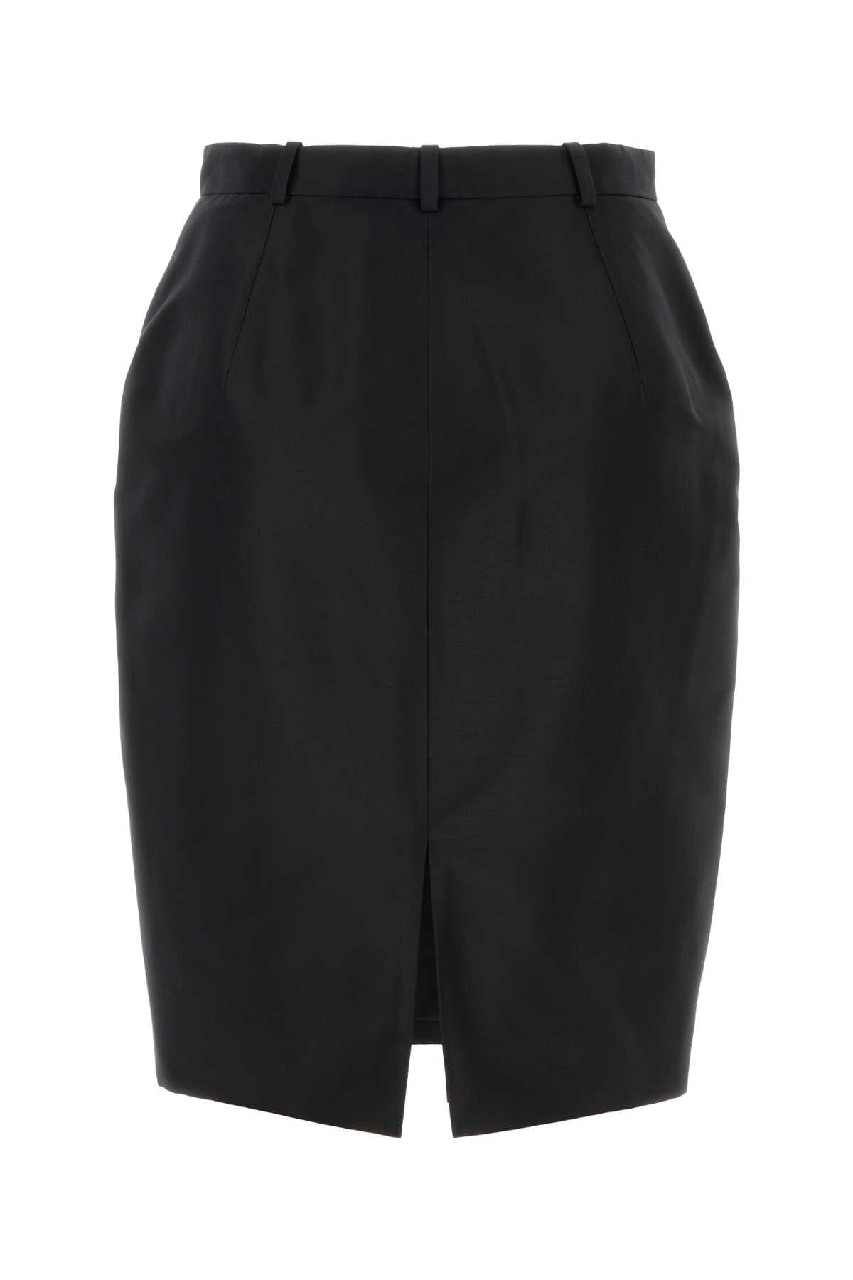 Gucci Women Black Faille Skirt GUCCI