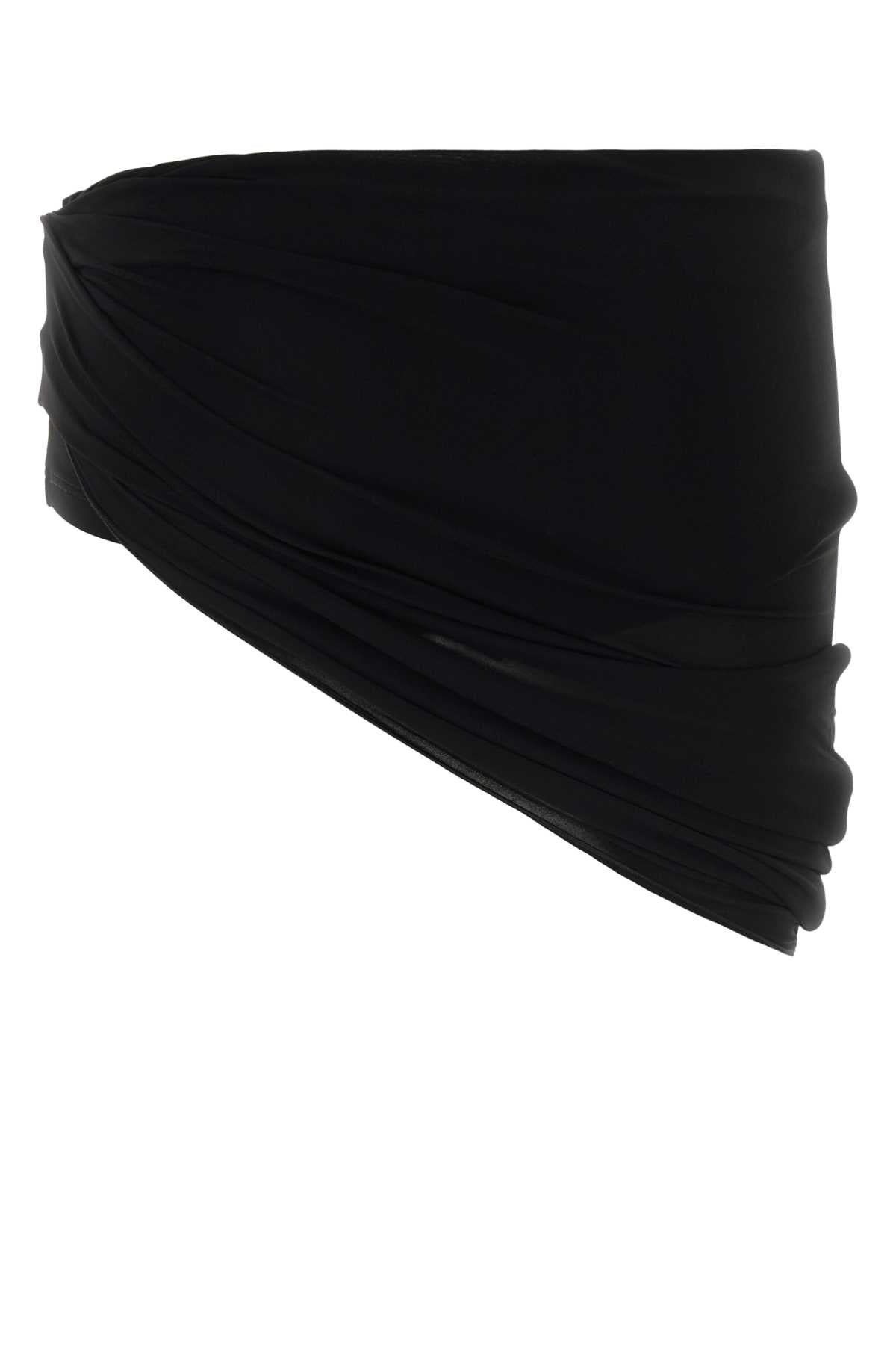Gucci Women Black Stretch Jersey Mini Skirt GUCCI