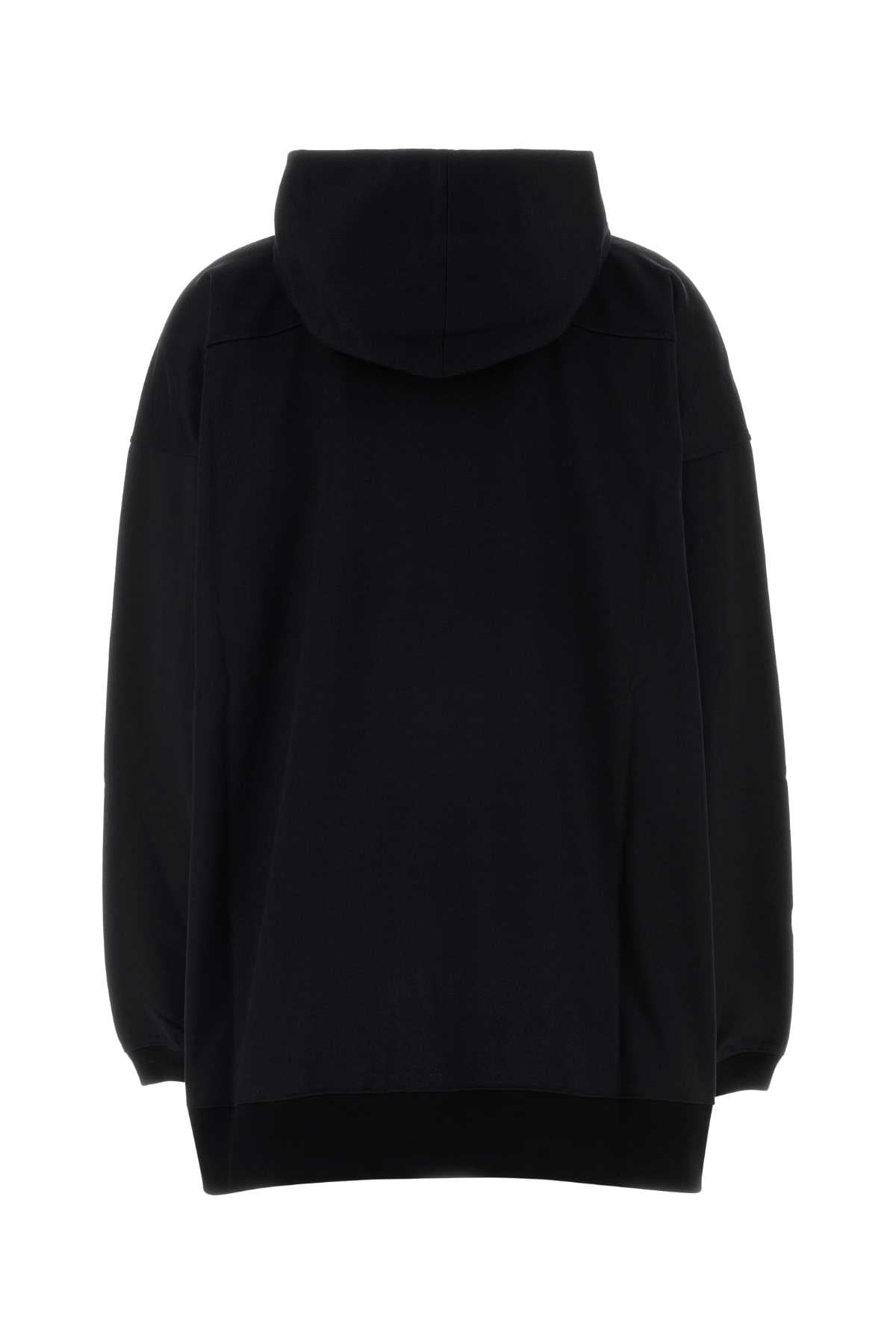 Gucci Women Black Cotton Blend Oversize Sweatshirt GUCCI