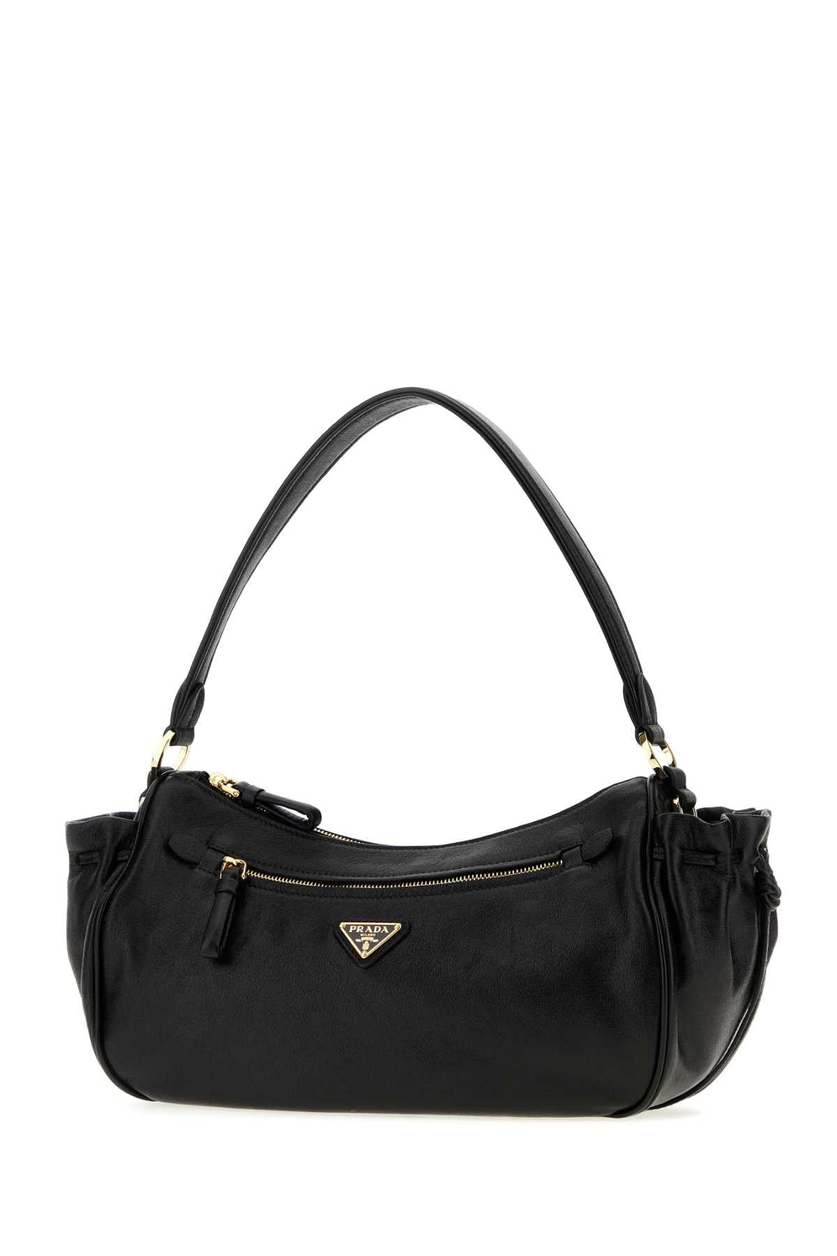 Prada Women Black Leather Small Shoulder Bag PRADA