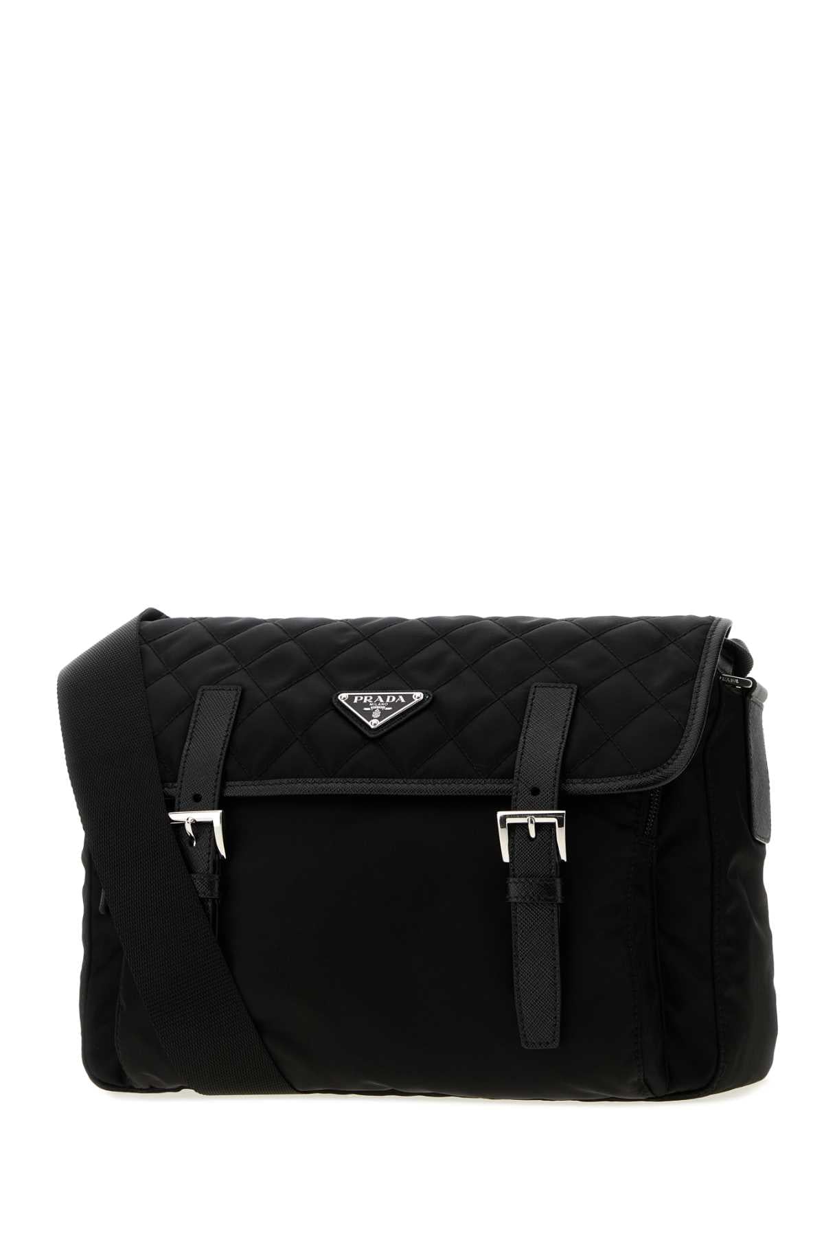 Prada Women Black Fabric Crossbody Bag PRADA