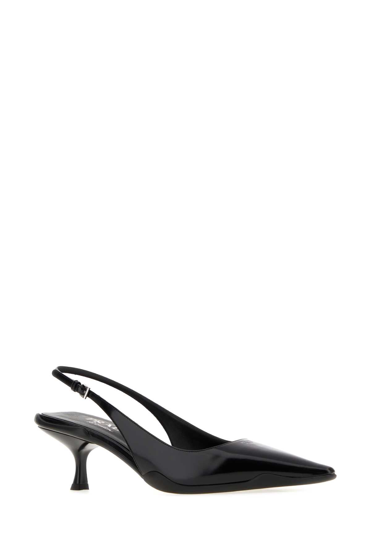 Prada Women Black Leather Pumps PRADA