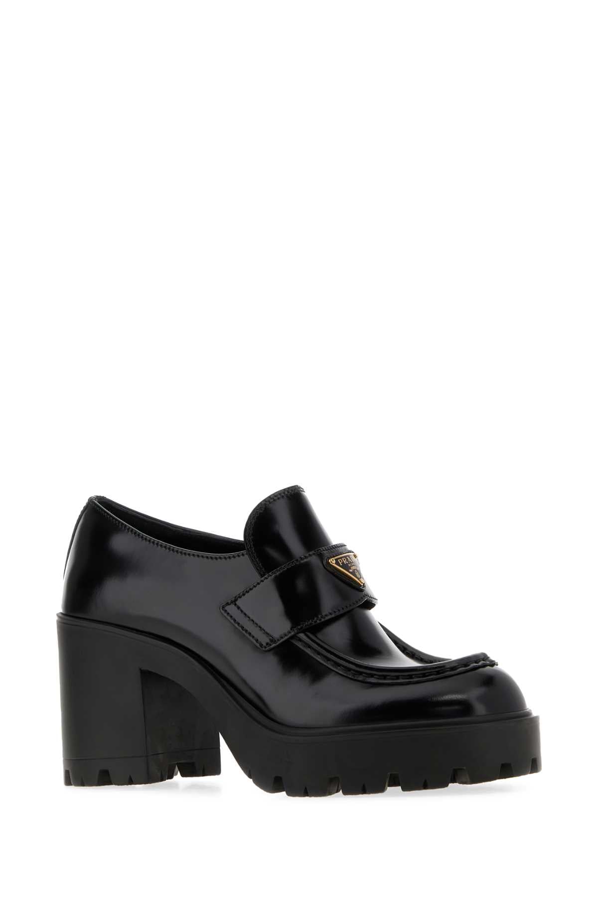 Prada Women Black Leather Pumps PRADA