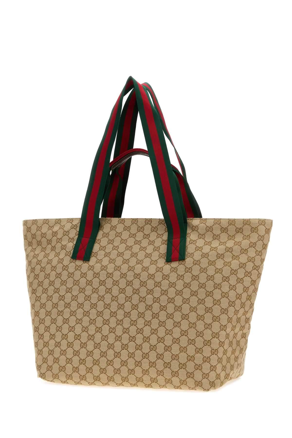 Gucci Men Gg Fabric Medium Shopping Bag GUCCI