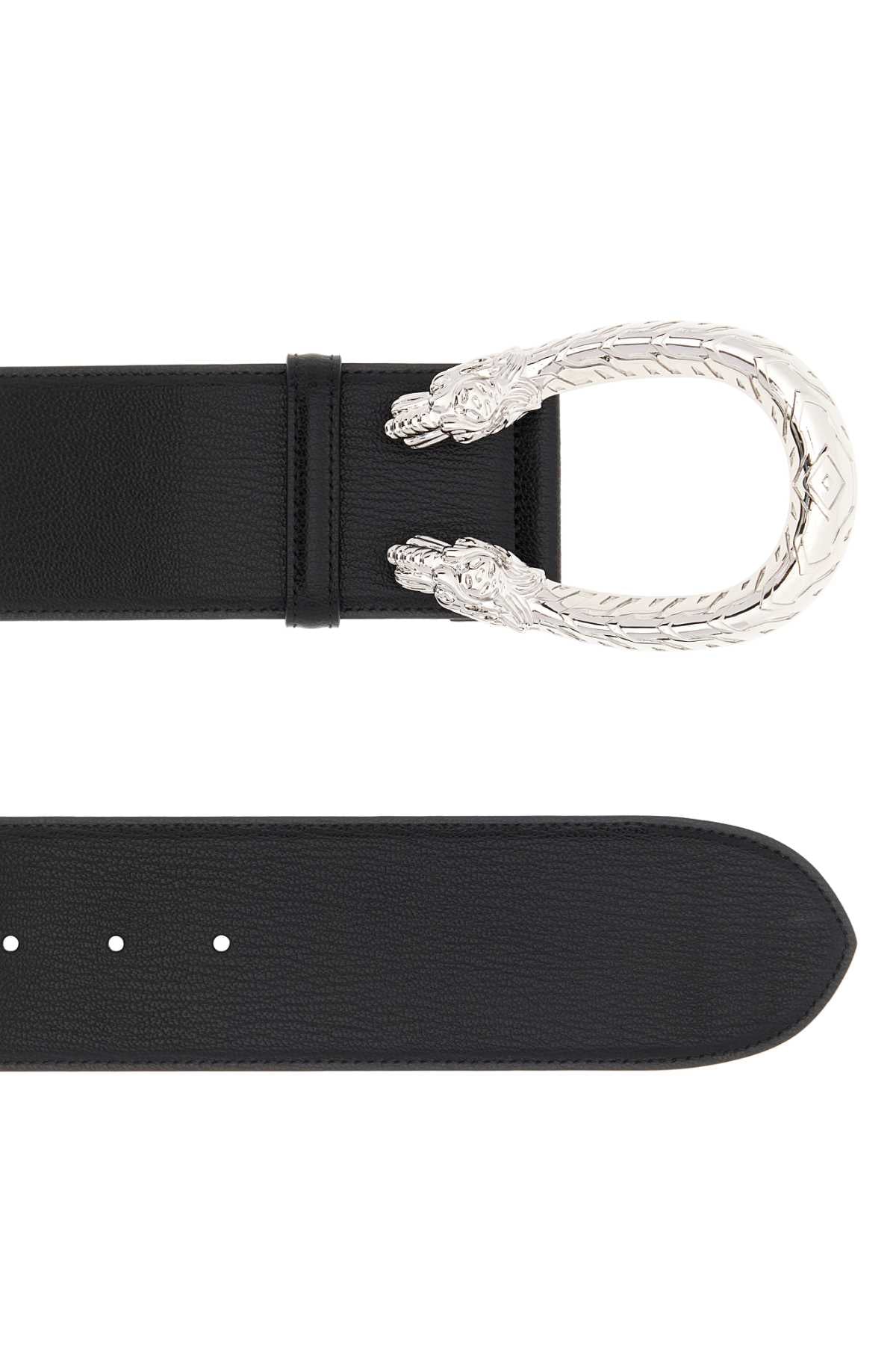 Gucci Women Black Leather Dionysus Belt GUCCI
