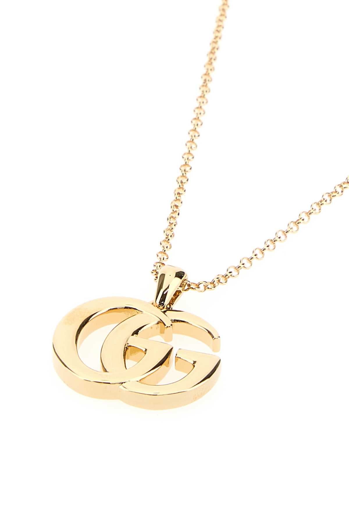 Gucci Women Gold Metal Gg Marmont Necklace GUCCI