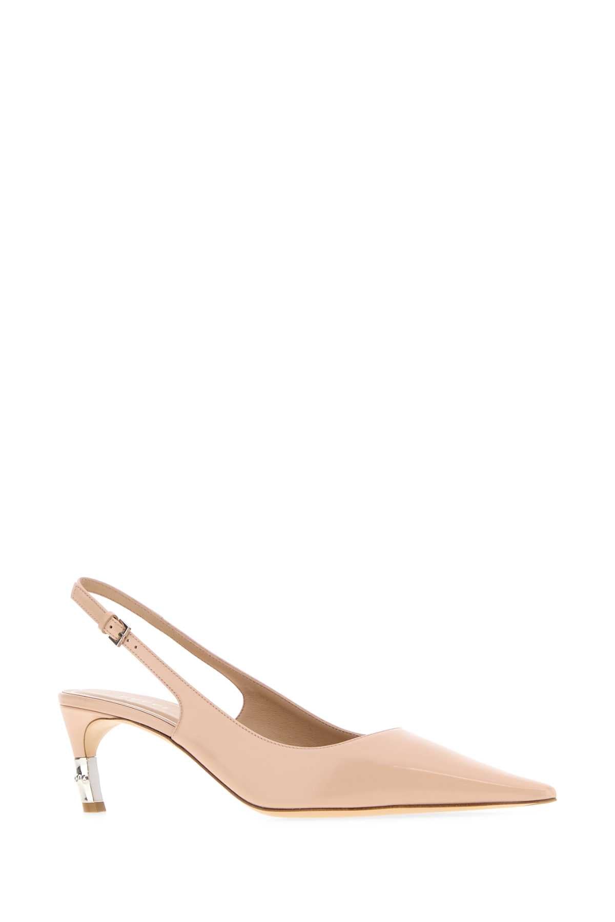 Gucci Women Pink Leather Castello Pumps GUCCI