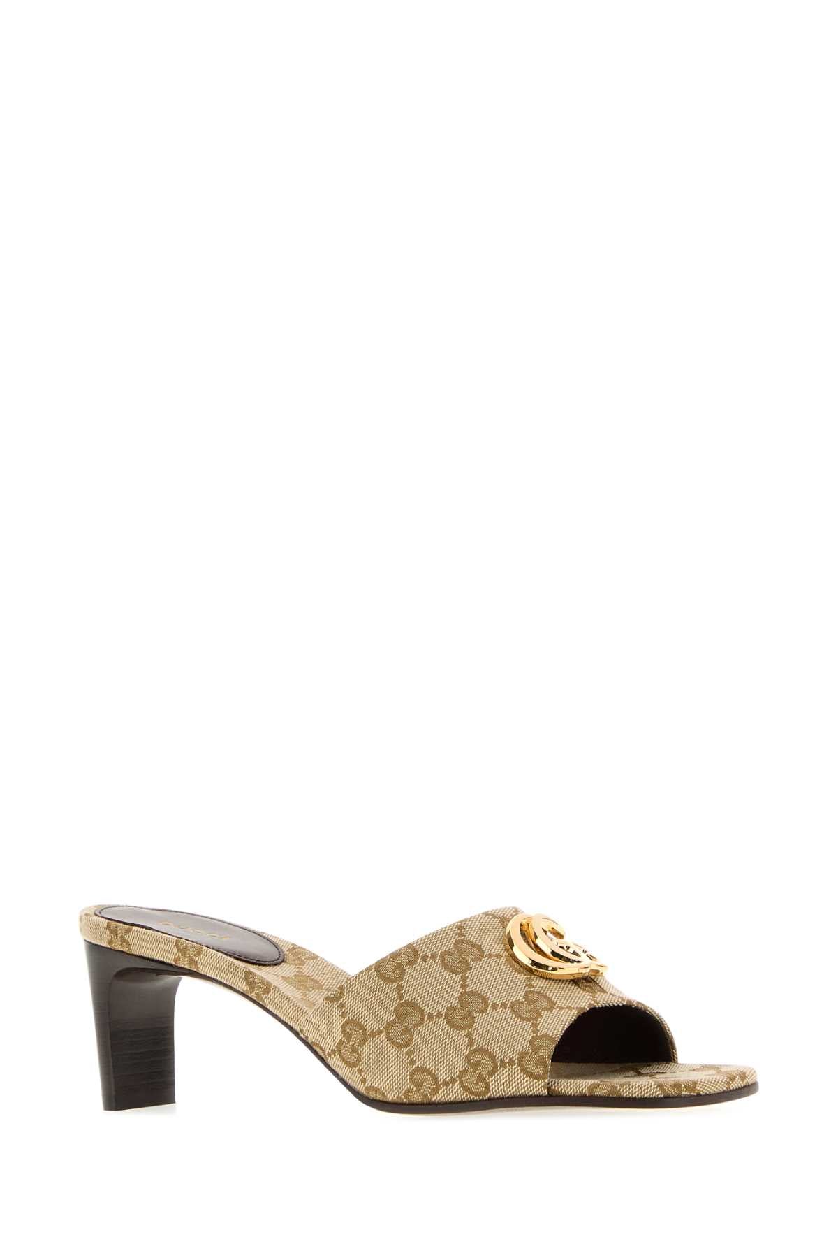 Gucci Women Gg Canvas Mules GUCCI