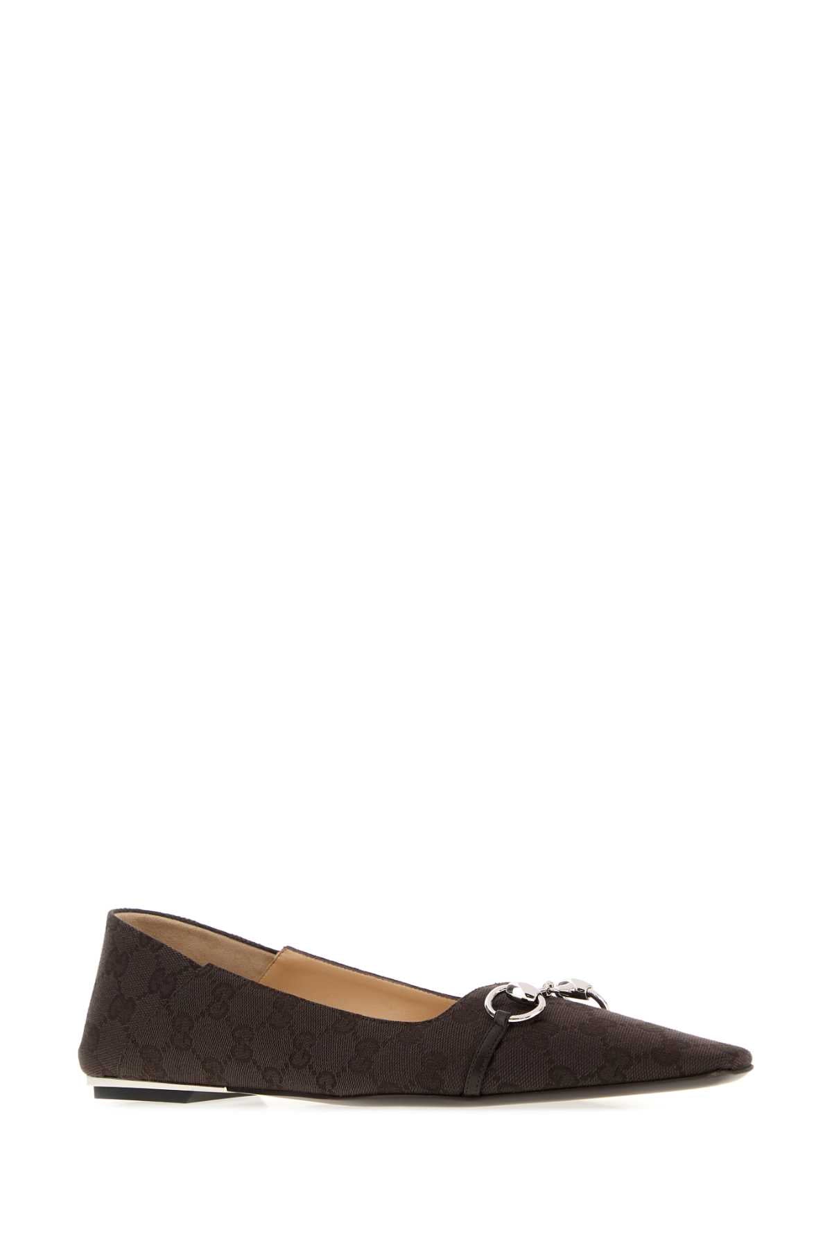 Gucci Women Gg Fabric Ballerinas GUCCI