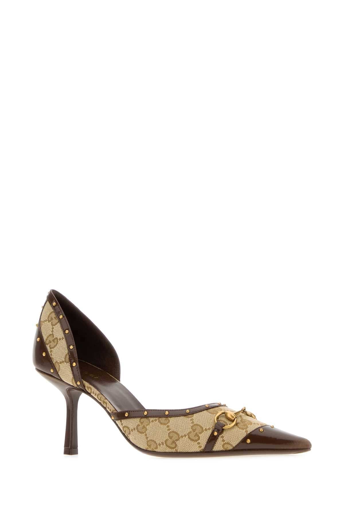 Gucci Women Gg Fabric Savory Pumps GUCCI