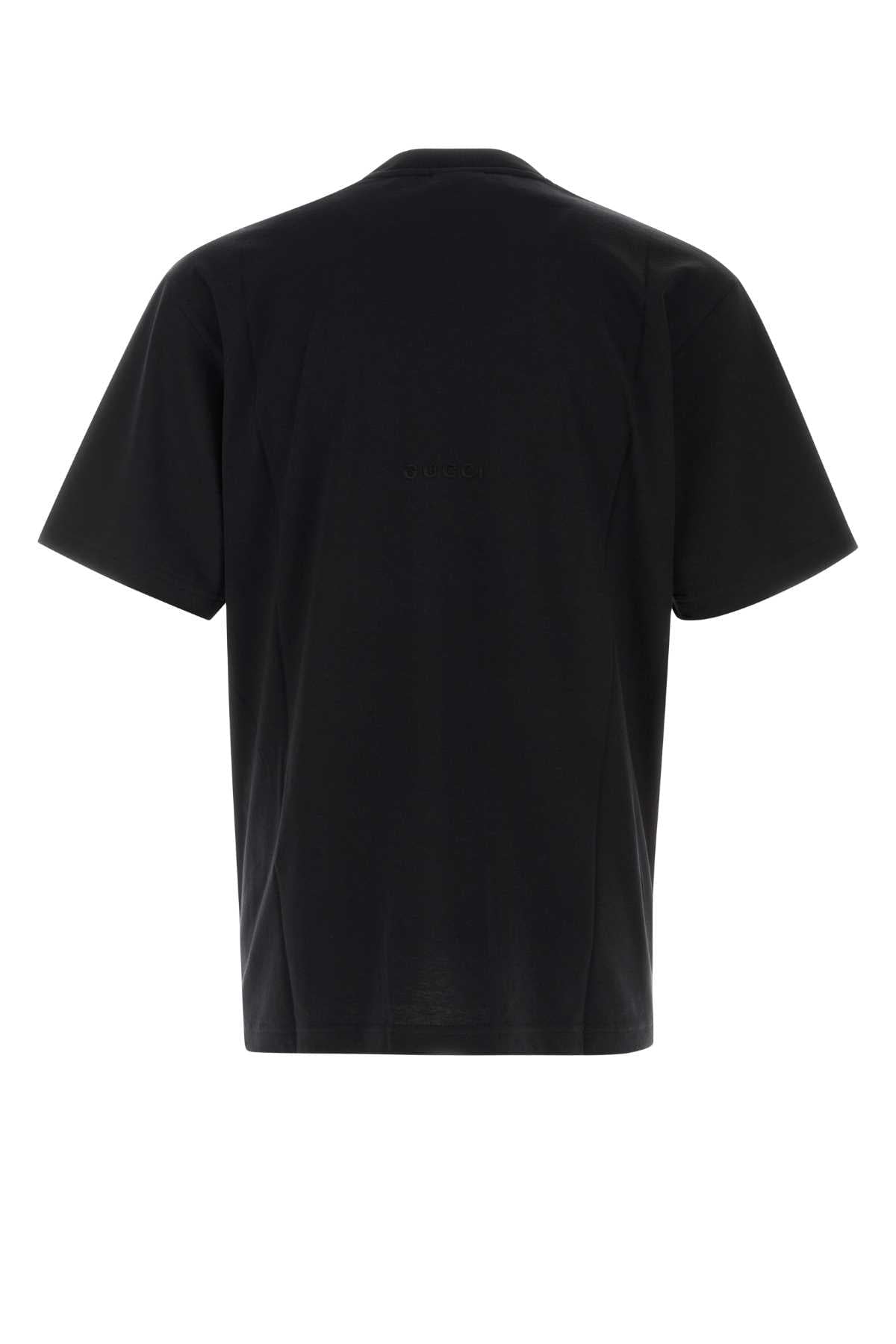 Gucci Men Black Cotton Blend T-Shirt GUCCI