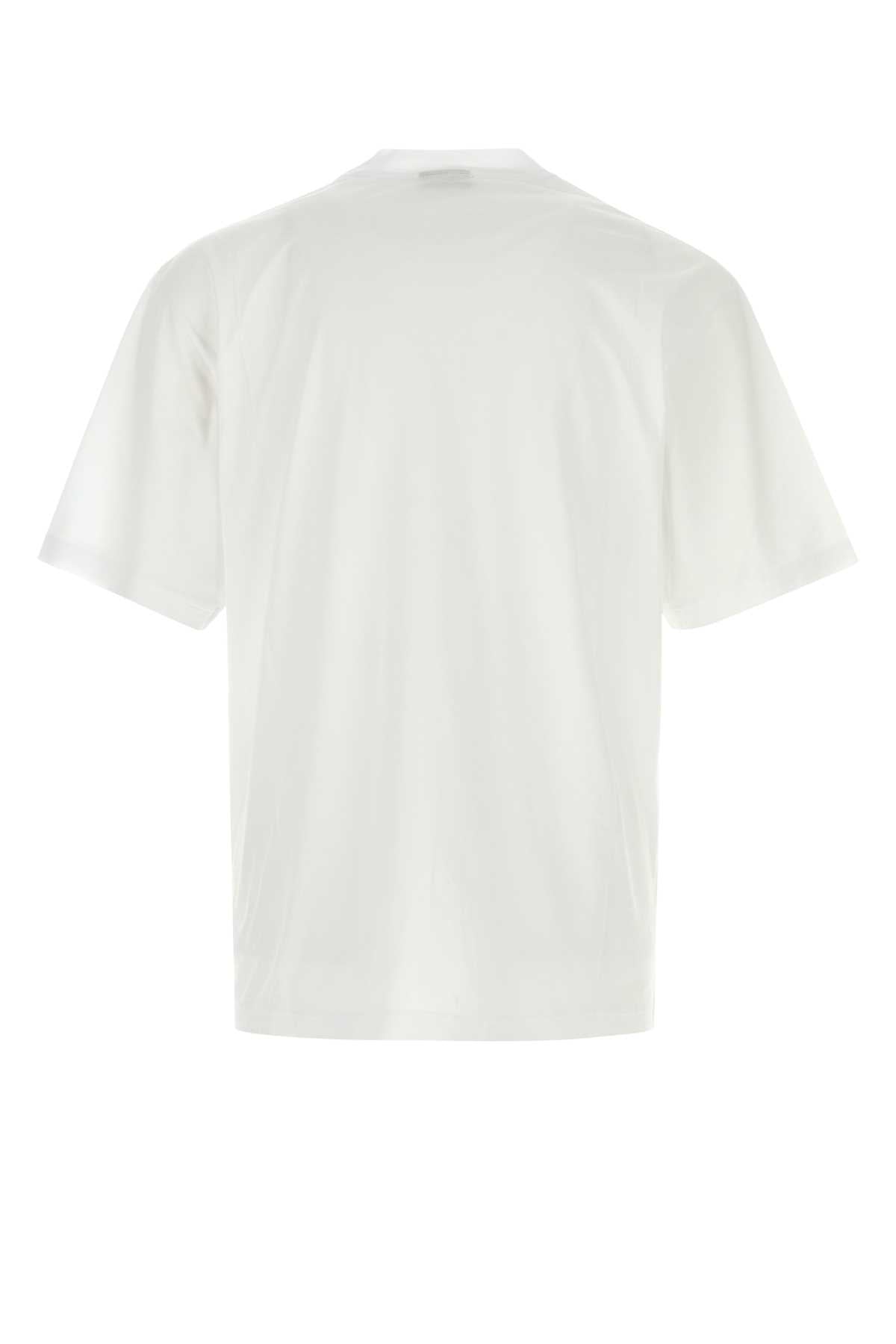 Gucci Men White Cotton T-Shirt GUCCI