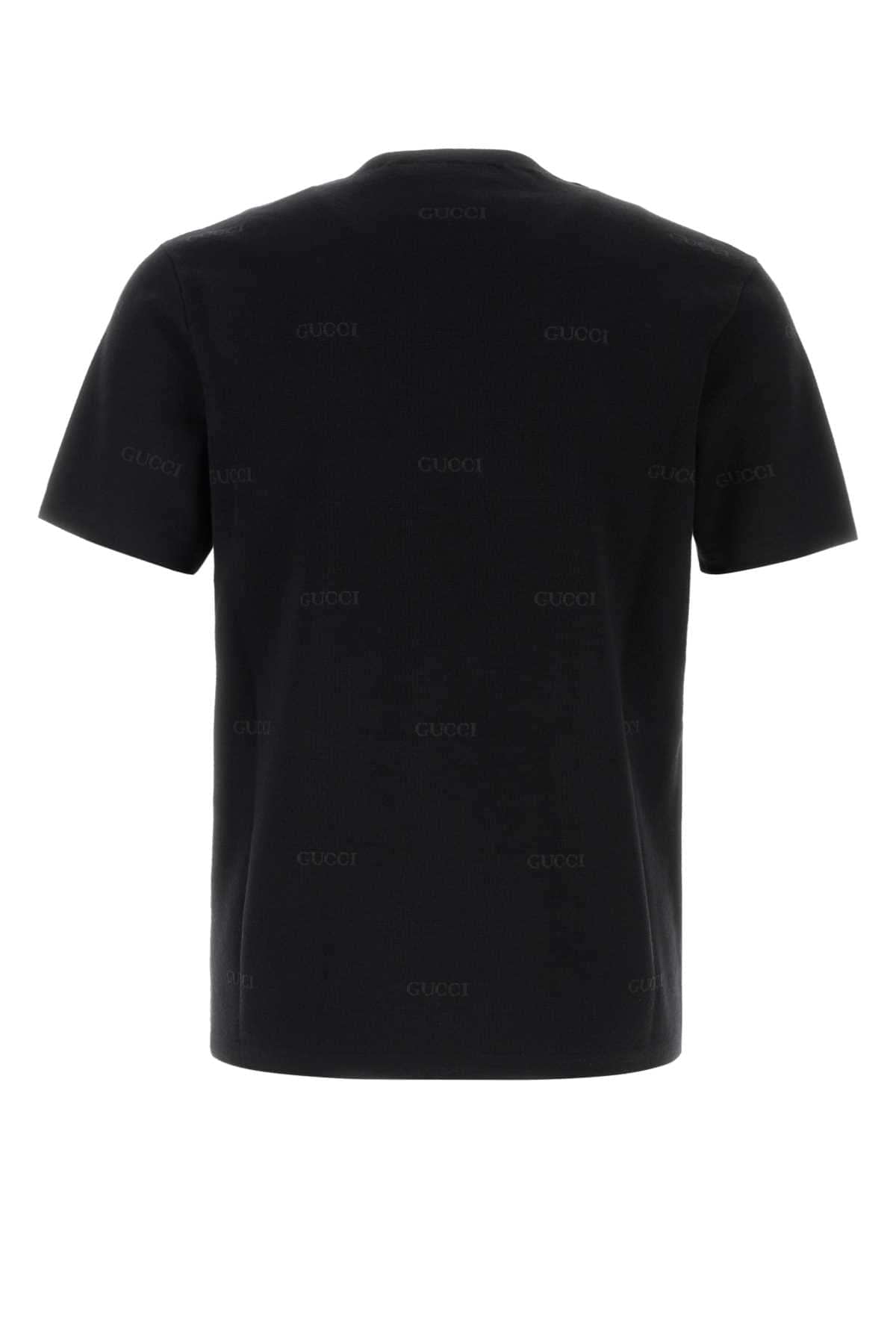 Gucci Men Embroidered Wool Blend T-Shirt GUCCI