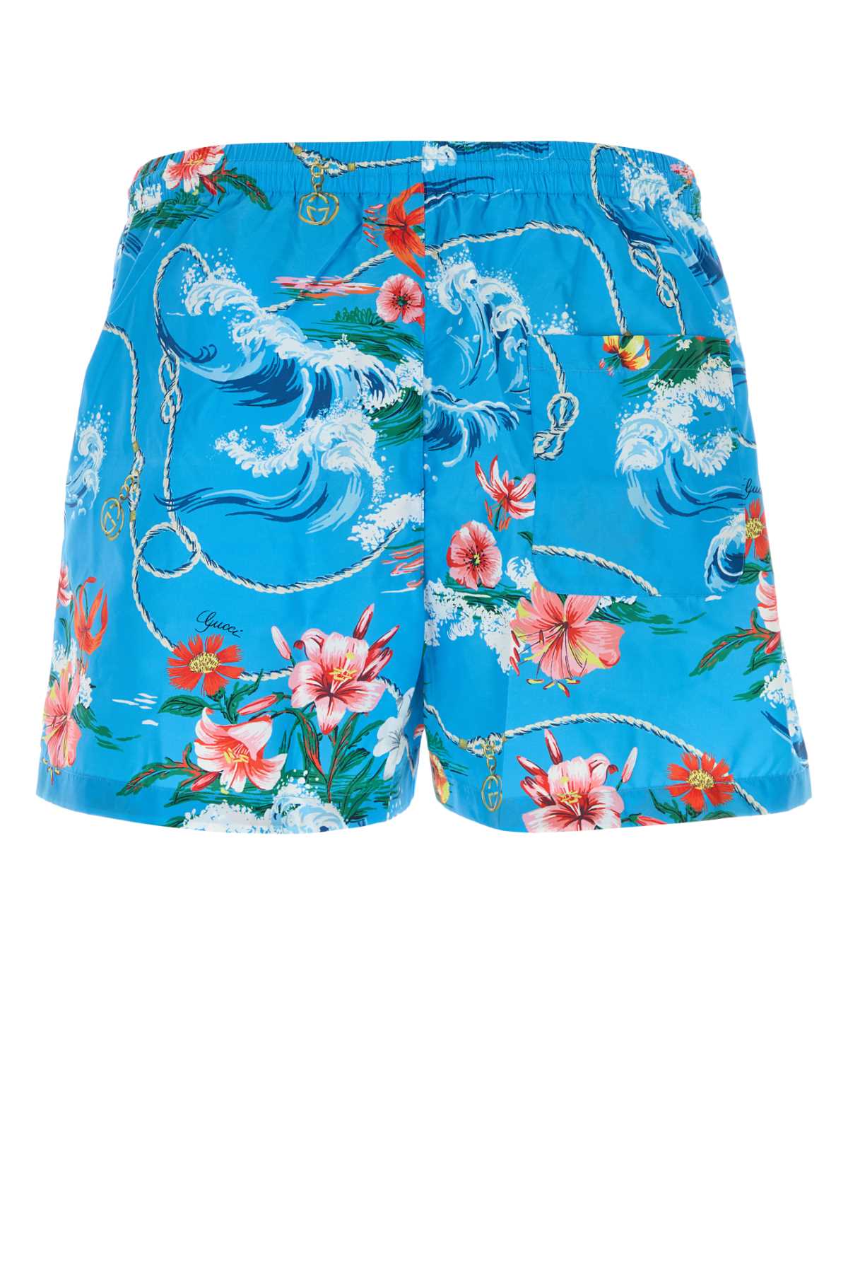 Gucci Men Printed Polyester Swimming Shorts GUCCI