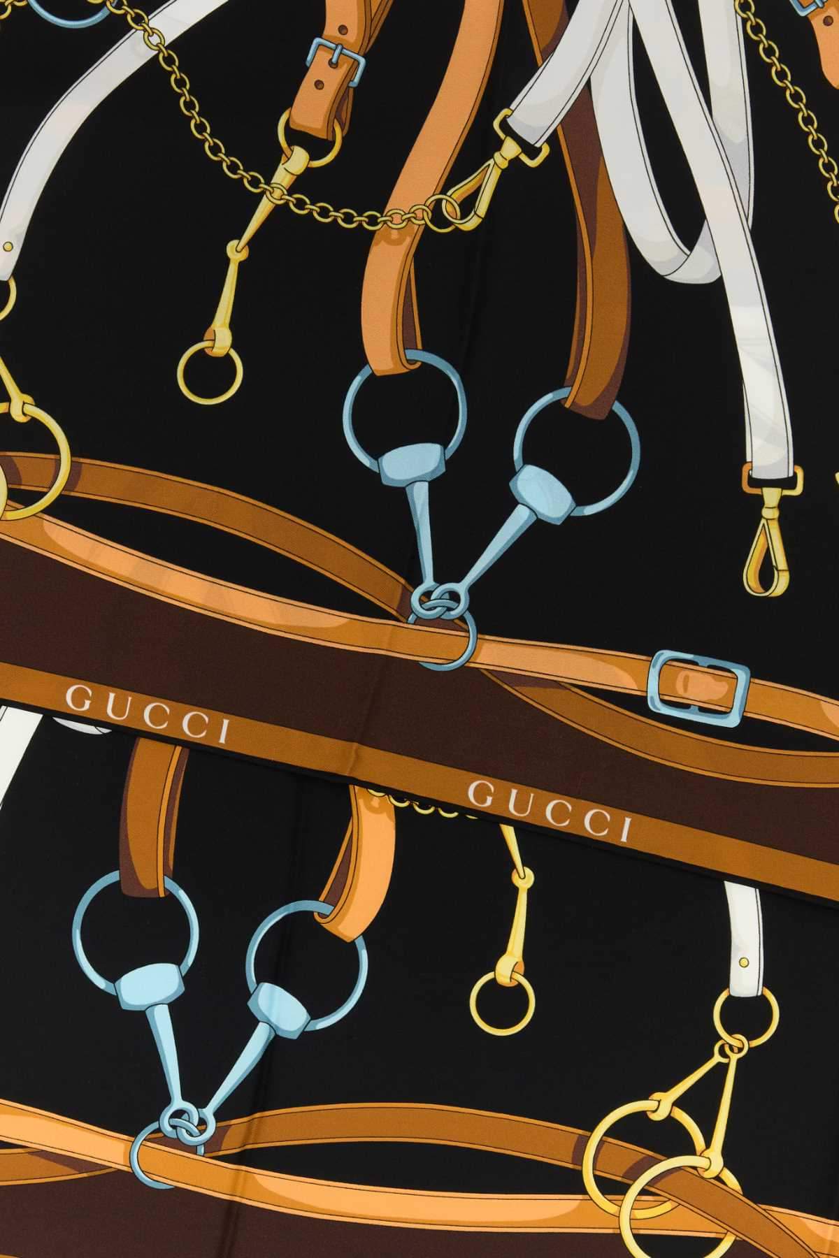 Gucci Women Printed Twill Foulard GUCCI