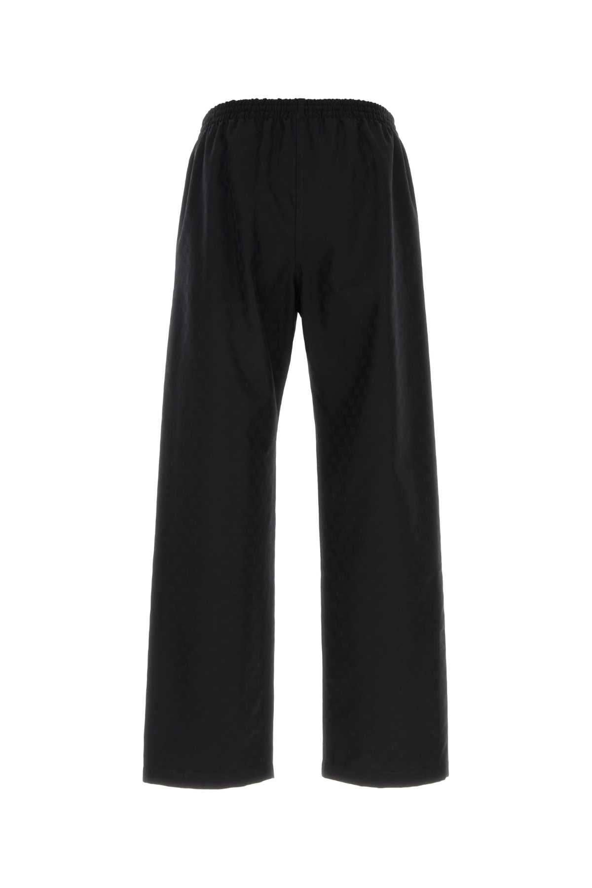 Gucci Men Black Gg Cotton Pant GUCCI