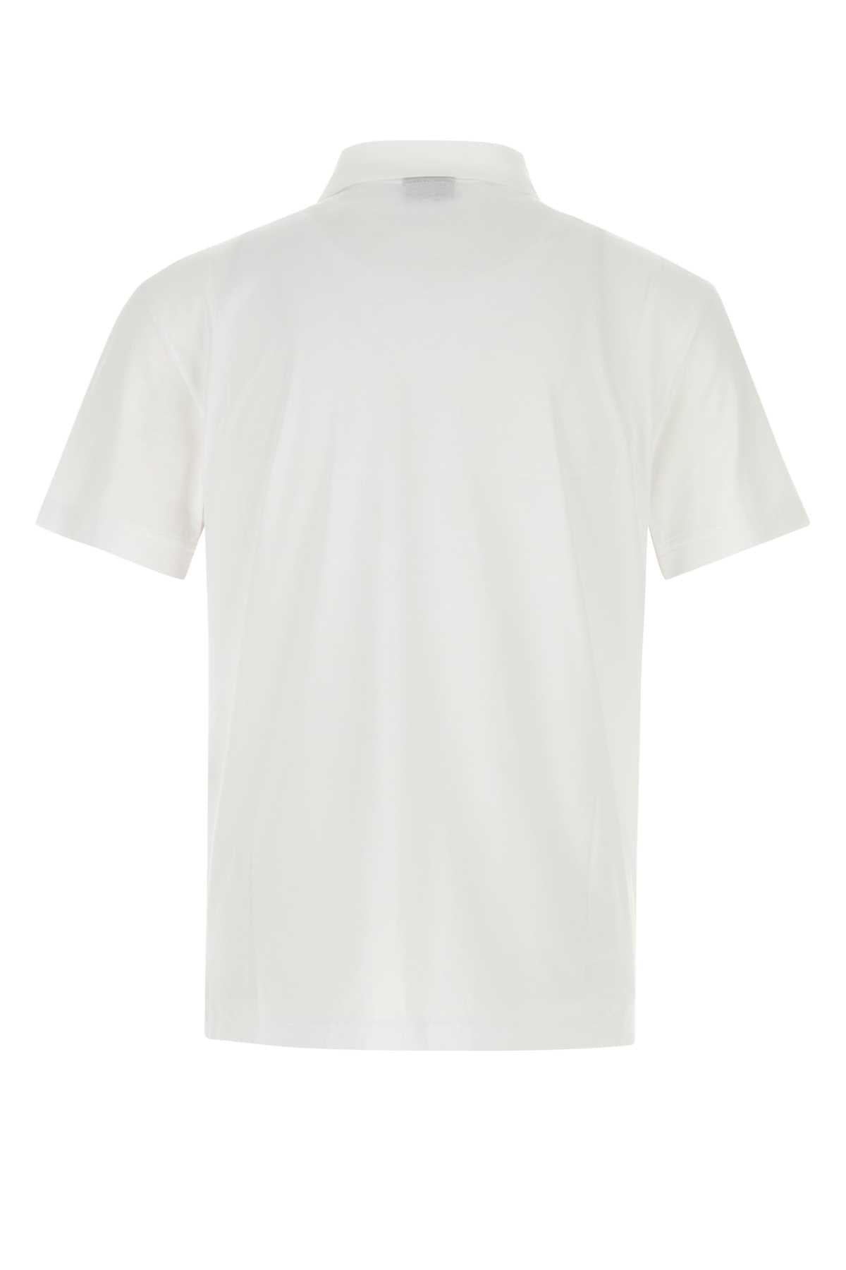 Gucci Men White Cotton Polo Shirt GUCCI