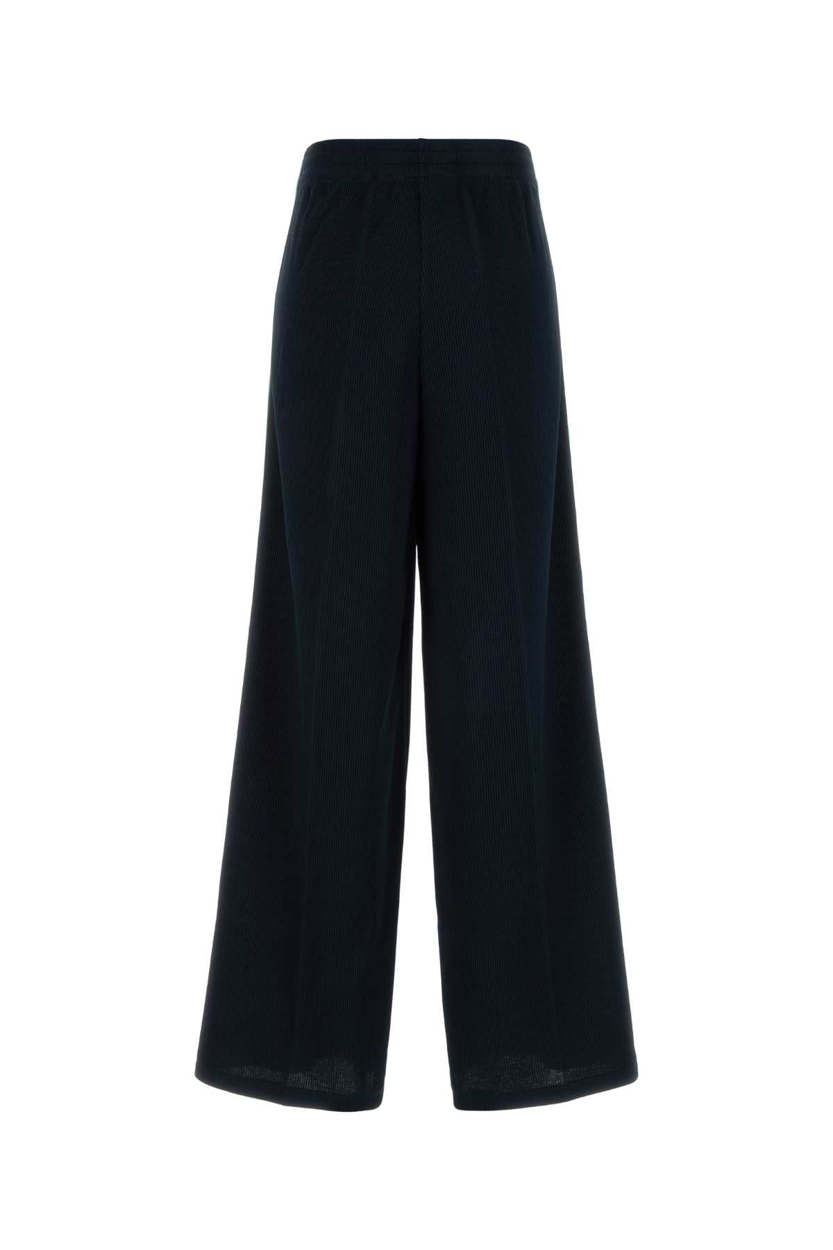 Gucci Women Navy Blue Jersey Joggers GUCCI