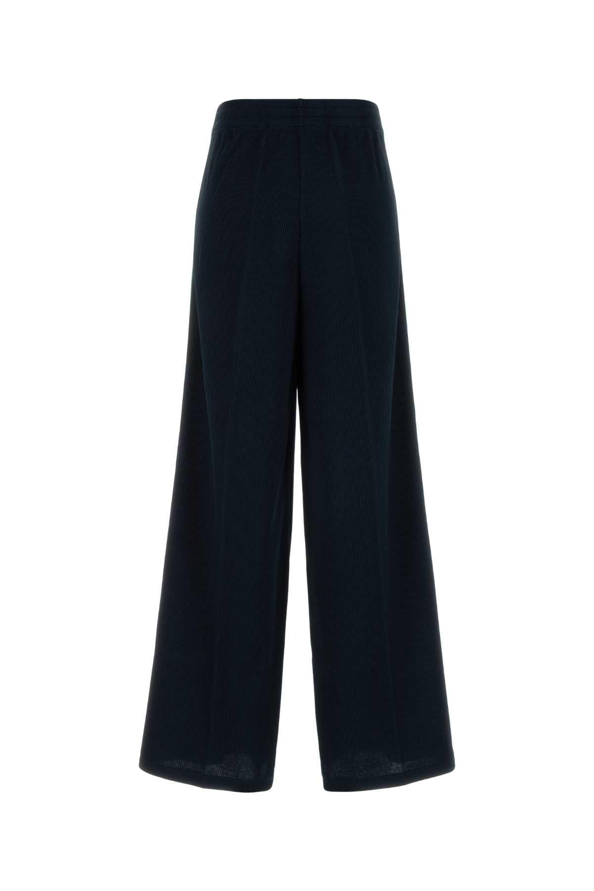 Gucci Women Navy Blue Jersey Joggers GUCCI