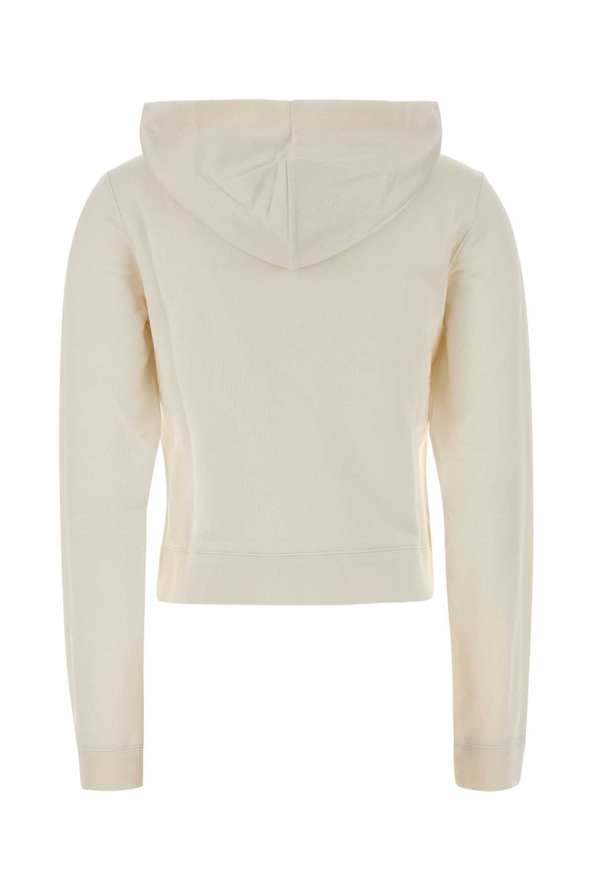 Gucci Women Ivory Cotton Blend Sweatshirt GUCCI