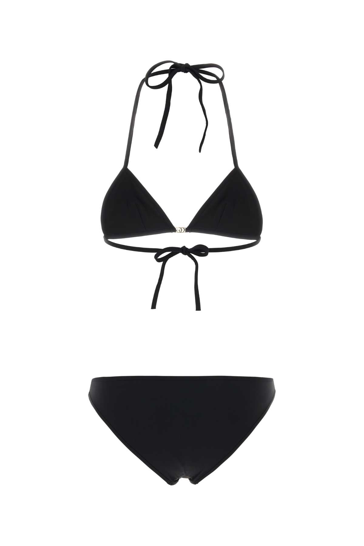 Gucci Women Black Stretch Nylon Bikini GUCCI