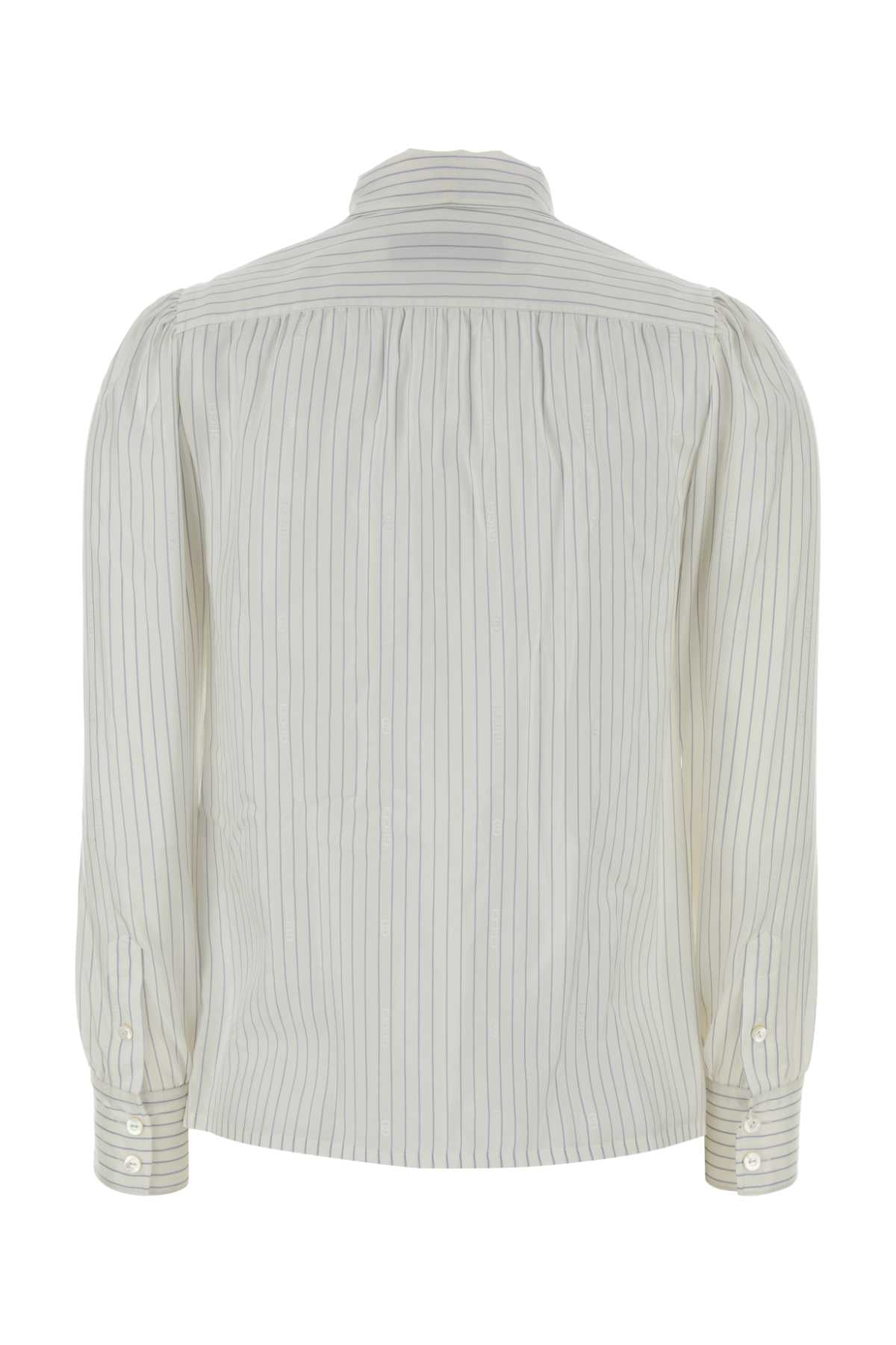 Gucci Women Embroidered Silk Shirt GUCCI