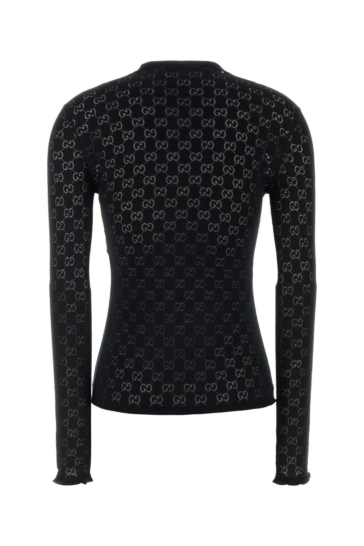 Gucci Women Black Gg Cotton Top GUCCI