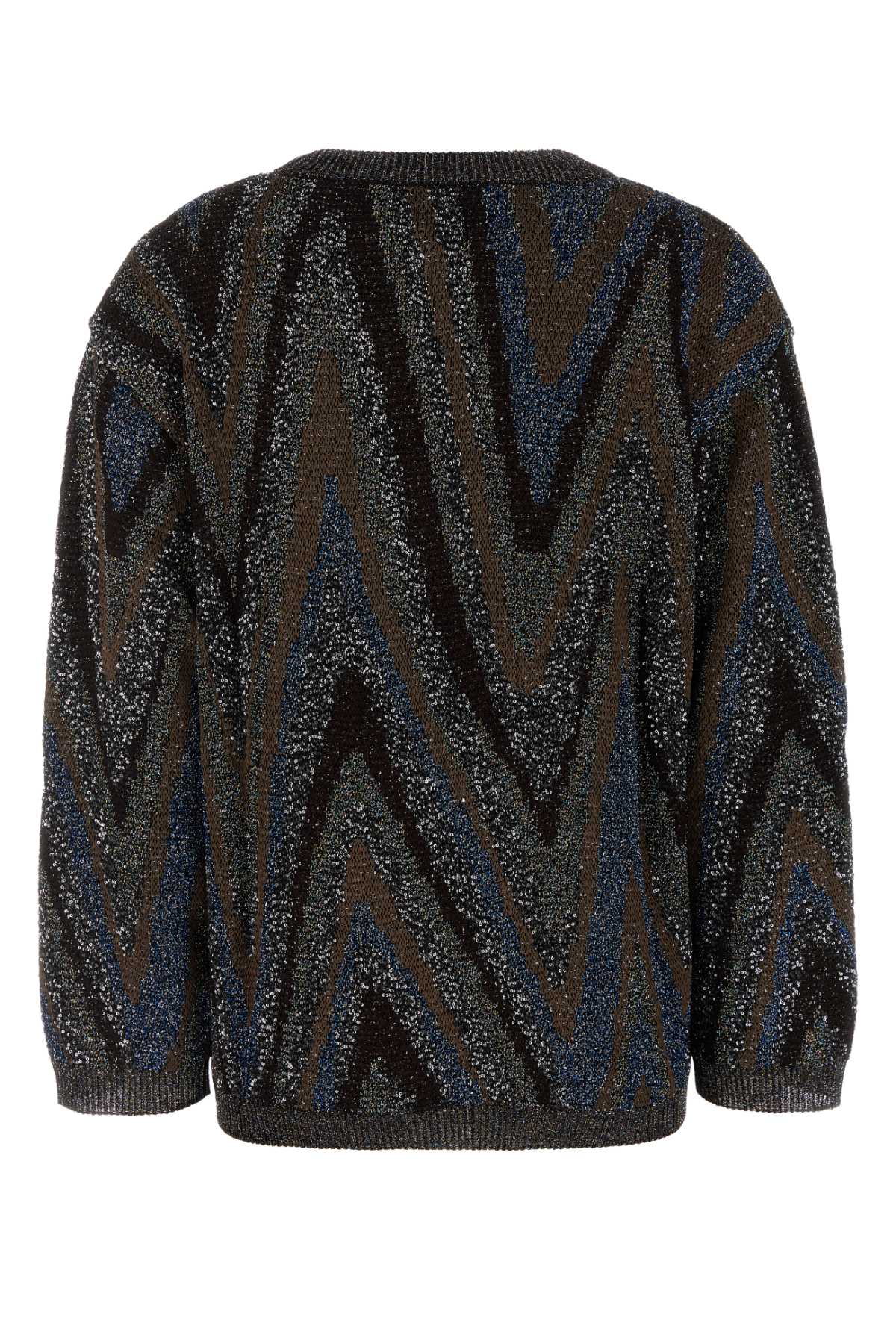 Missoni Women Embroidered Nylon Blend Sweater MISSONI
