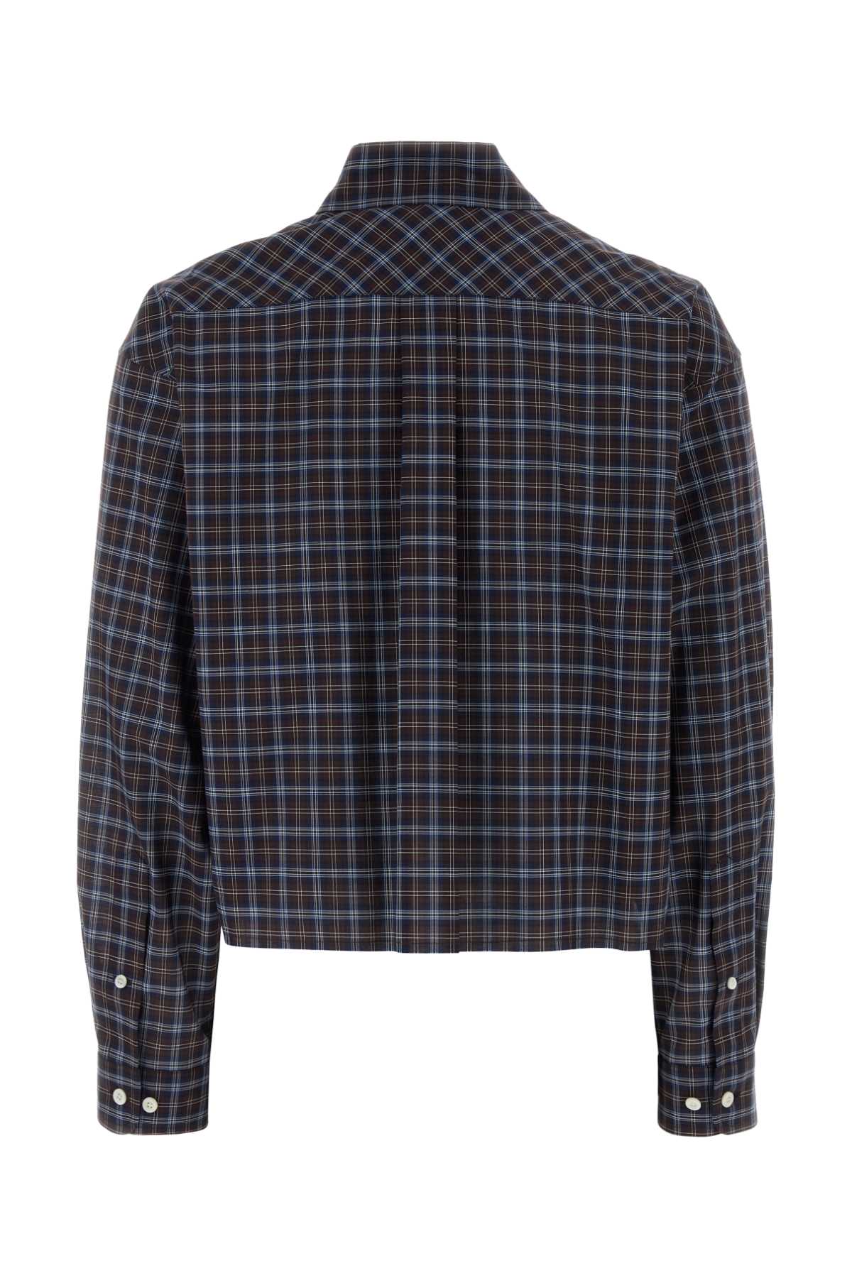 Miu Miu Women Embroidered Cotton Shirt MIU MIU