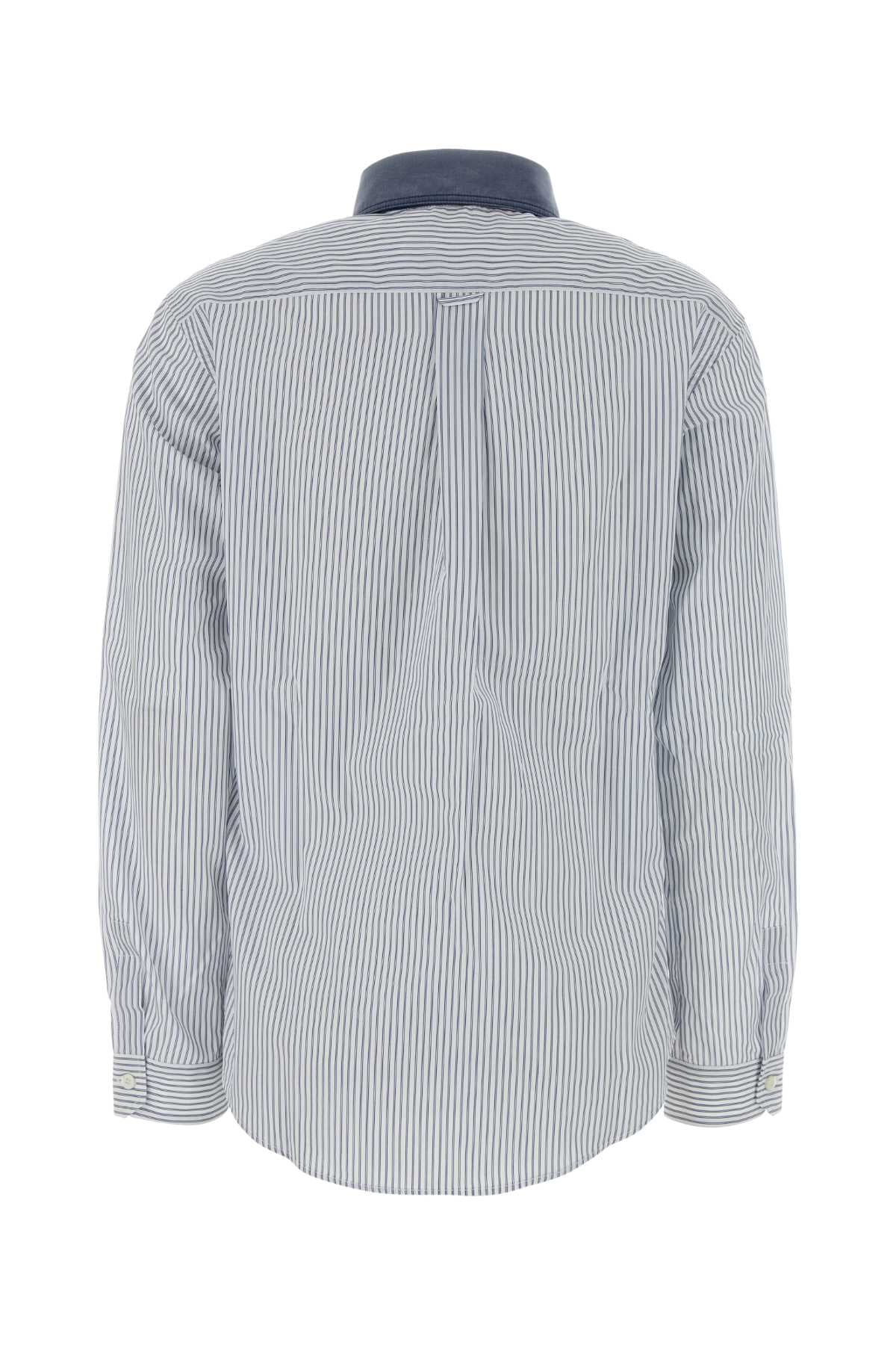 Miu Miu Women Embroidered Poplin Shirt MIU MIU