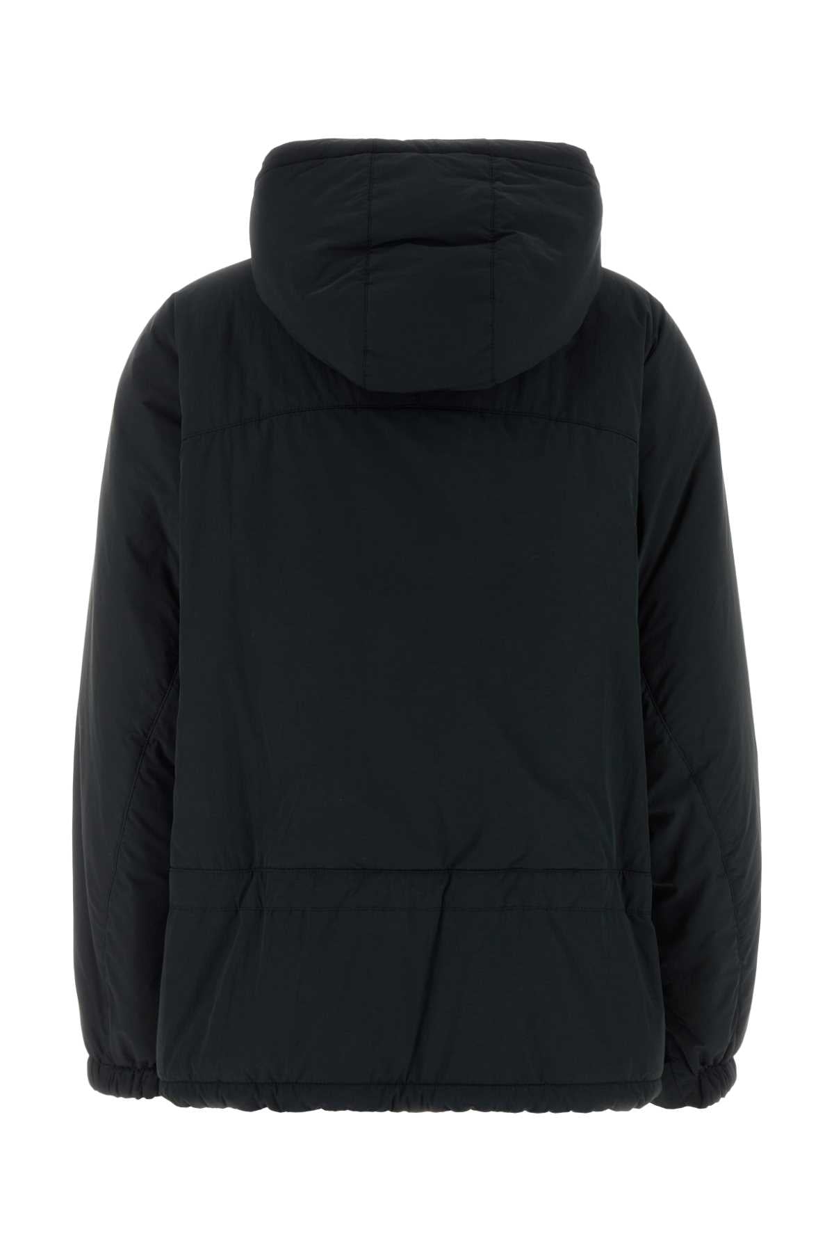 Miu Miu Women Black Polyester Blend Down Jacket MIU MIU