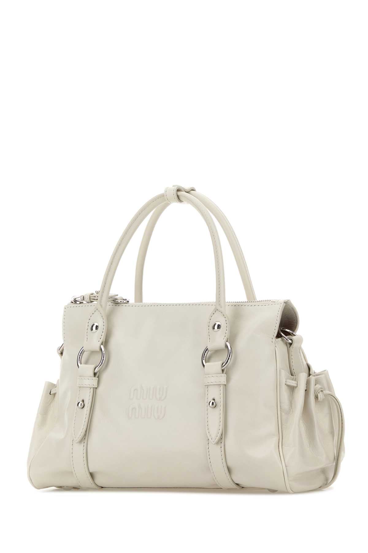 Miu Miu Women White Leather Handbag MIU MIU