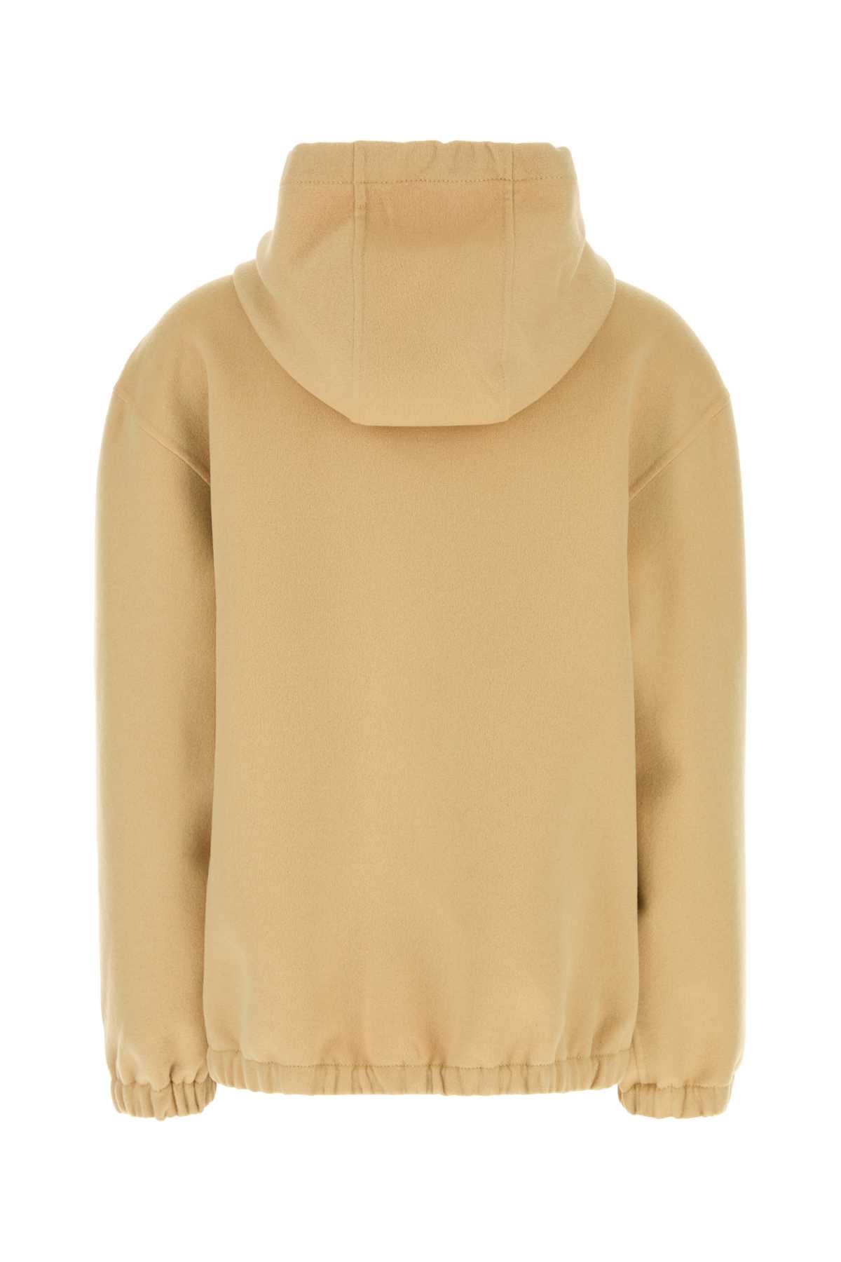 Miu Miu Women Pastel Yellow Wool Blend Jacket MIU MIU