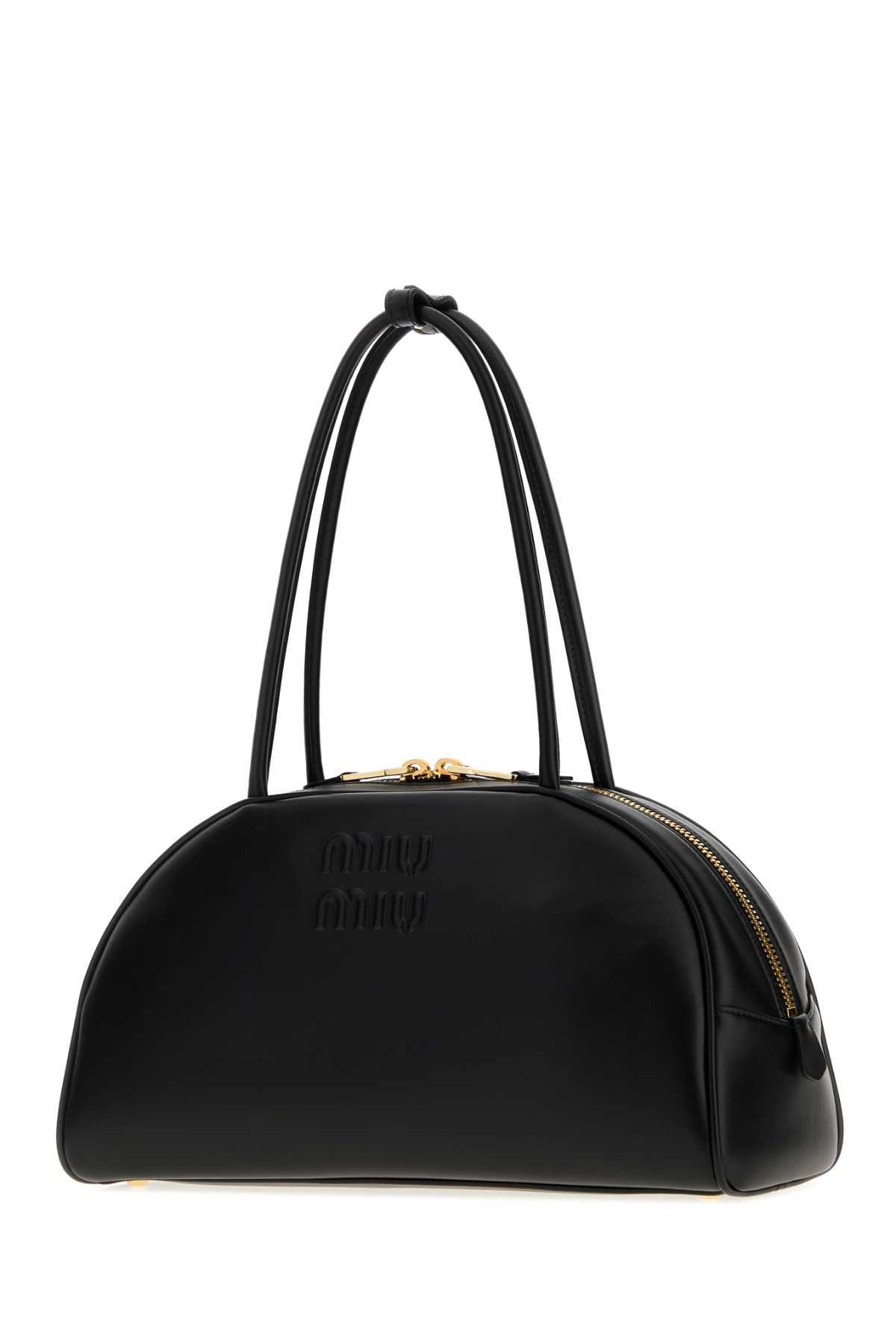 Miu Miu Women Black Leather Shoulder Bag MIU MIU