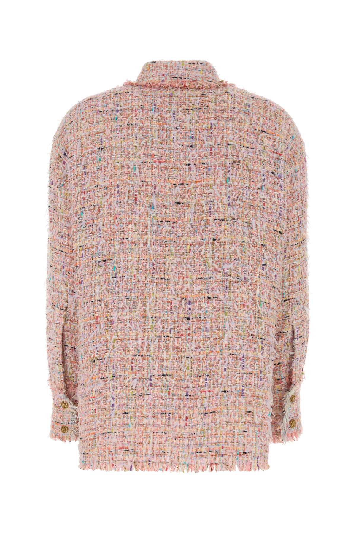 Balmain Women Multicolor Tweed Shirt BALMAIN