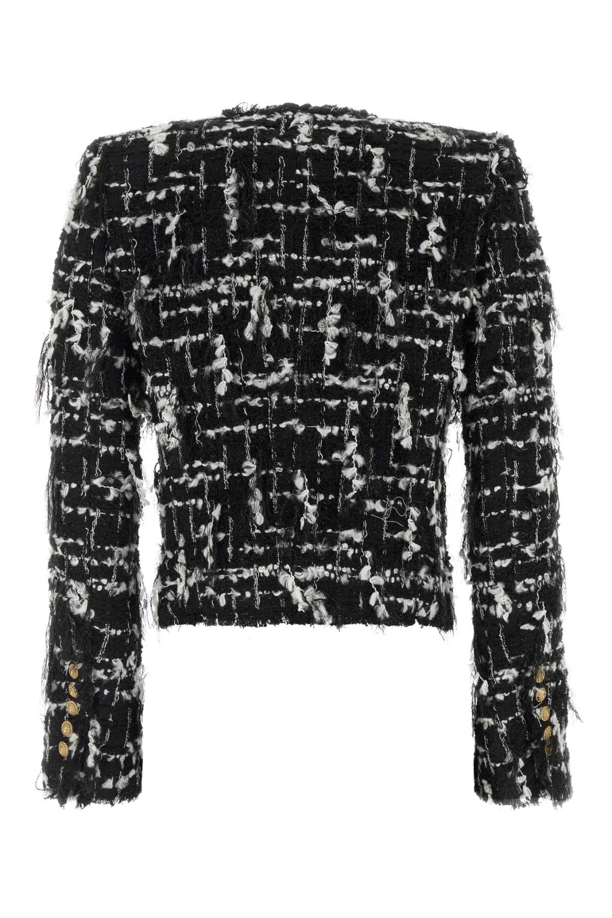 Balmain Women Two-Tone Tweed Blazer BALMAIN