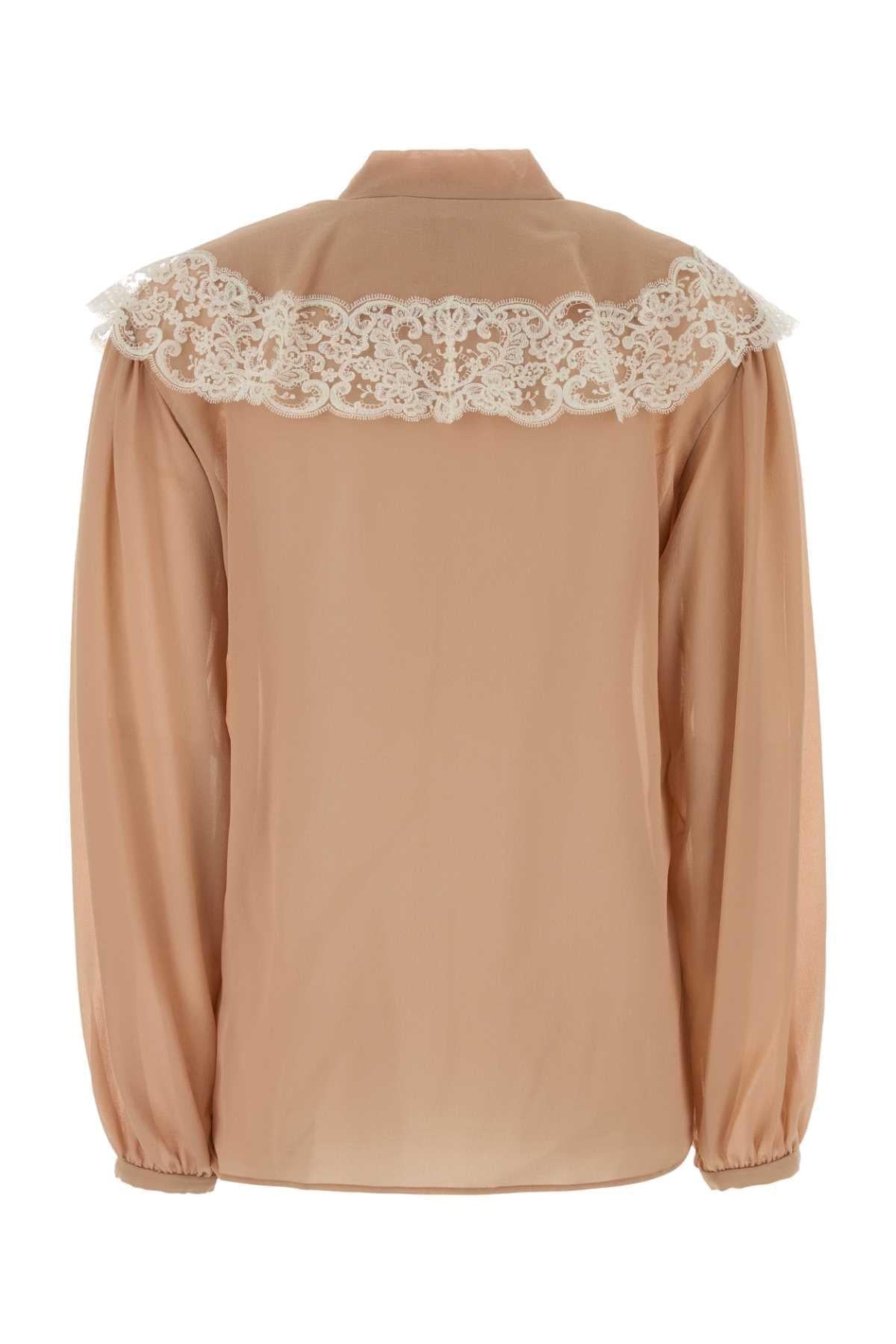 Chloe Women Skin Pink Crepe Blouse CHLOE