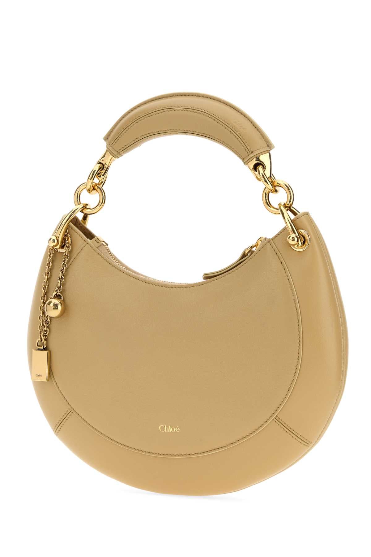 Chloe Women Beige Leather Chloe Banana Handbag CHLOE