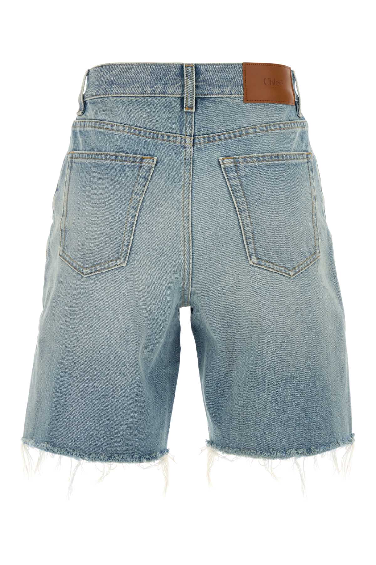 Chloe Women Denim Bermuda Shorts CHLOE