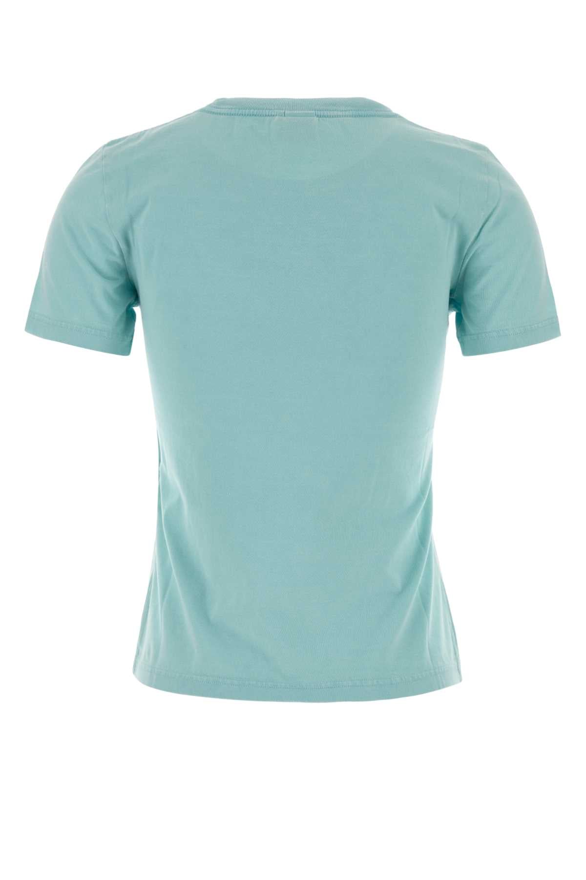 Chloe Women Turquoise Cotton T-Shirt CHLOE