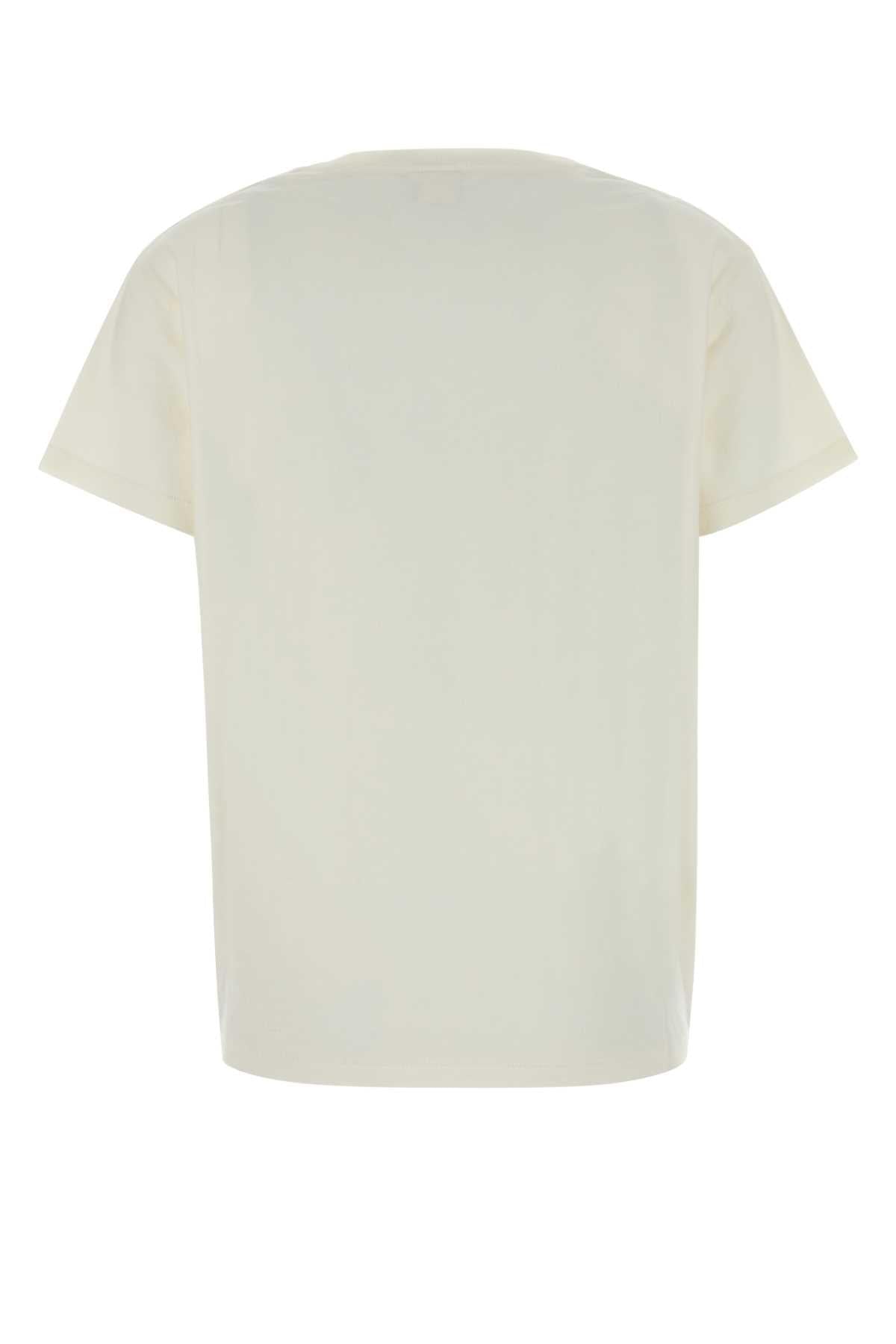 Chloe Women White Cotton T-Shirt CHLOE