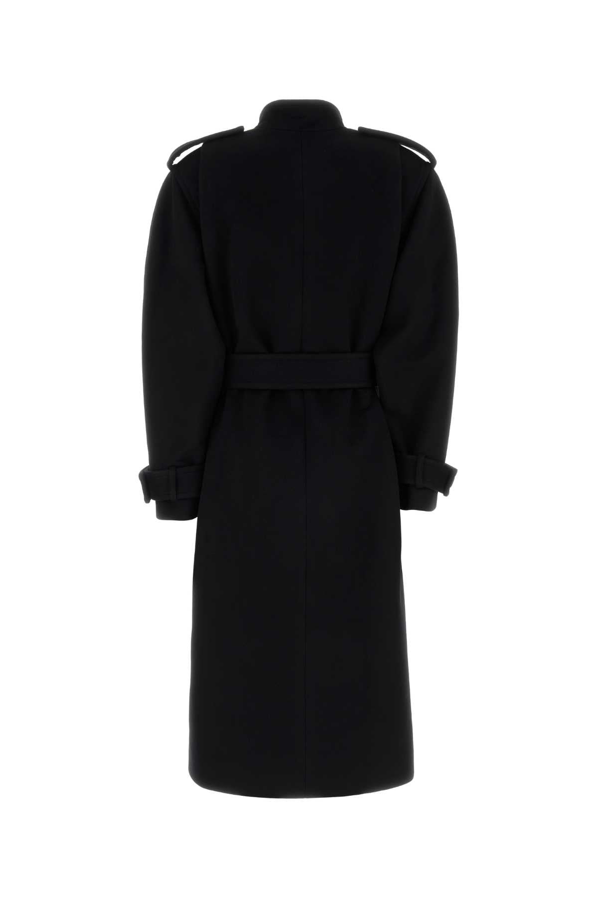 Chloe Women Black Wool Coat CHLOE