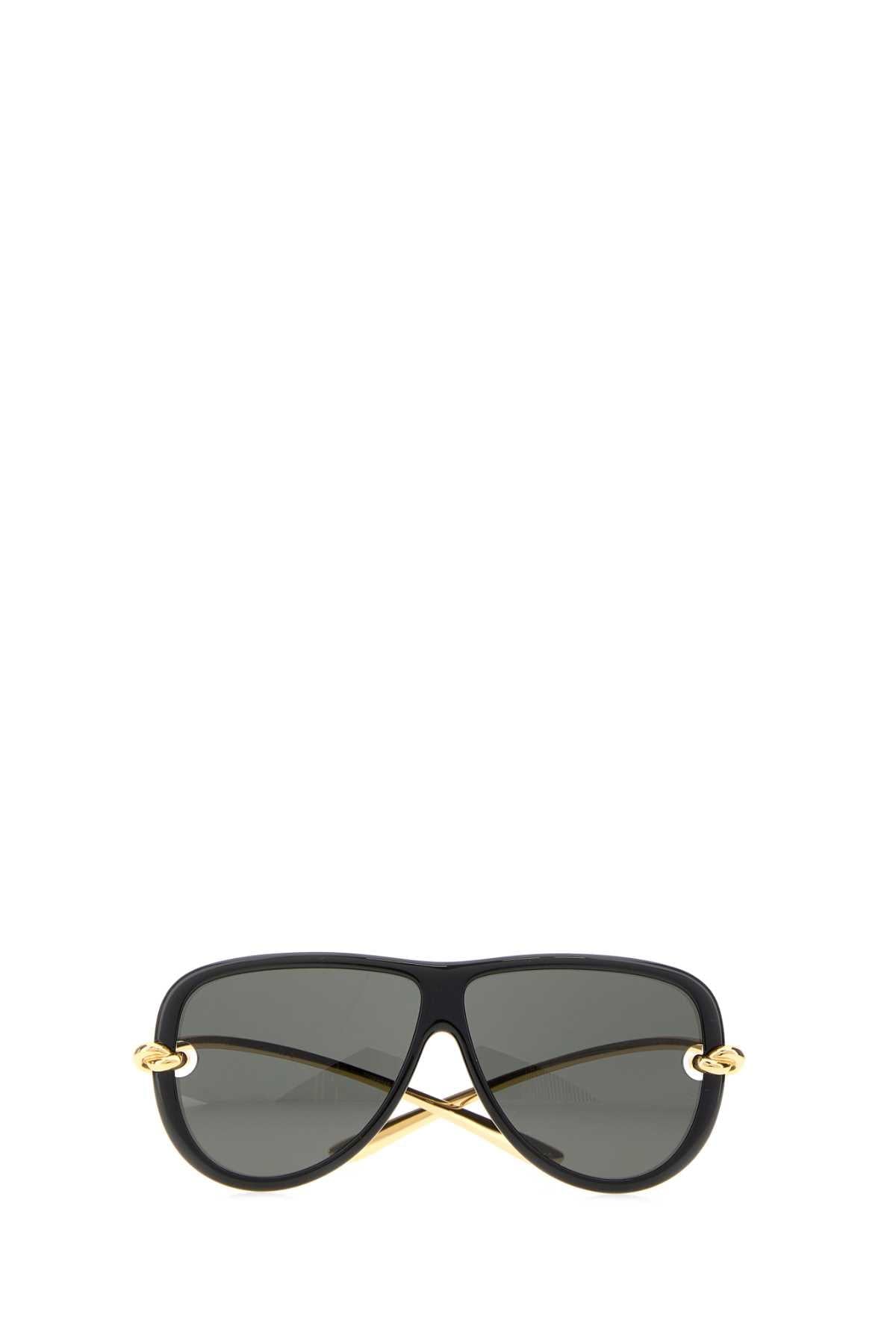 Bottega Veneta Women Black Acetate Knot Sunglasses BOTTEGA VENETA