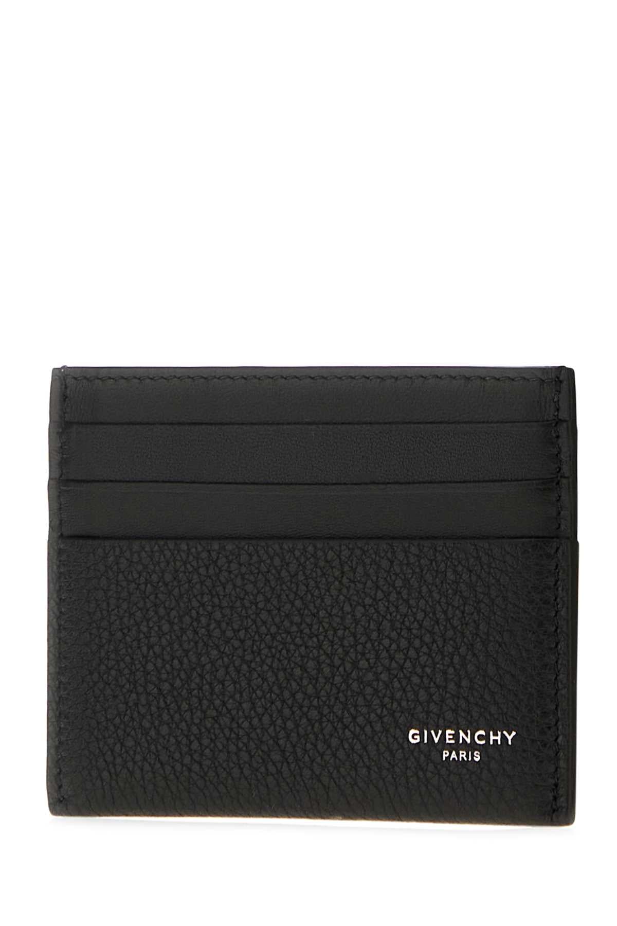 Givenchy Men Black Leather Card Holder GIVENCHY